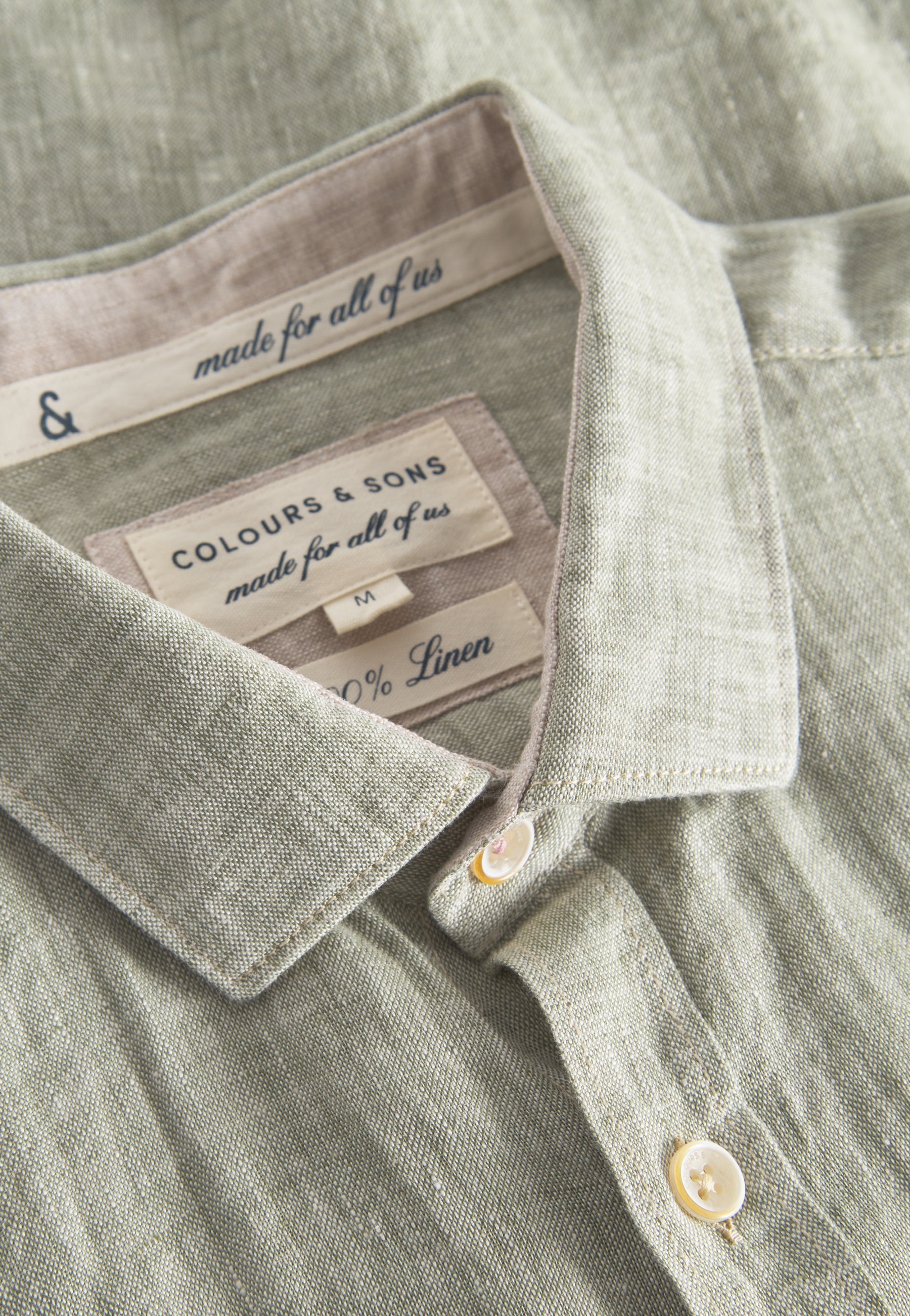 Chemise-Lin en Chemises Olive Colours and Sons   