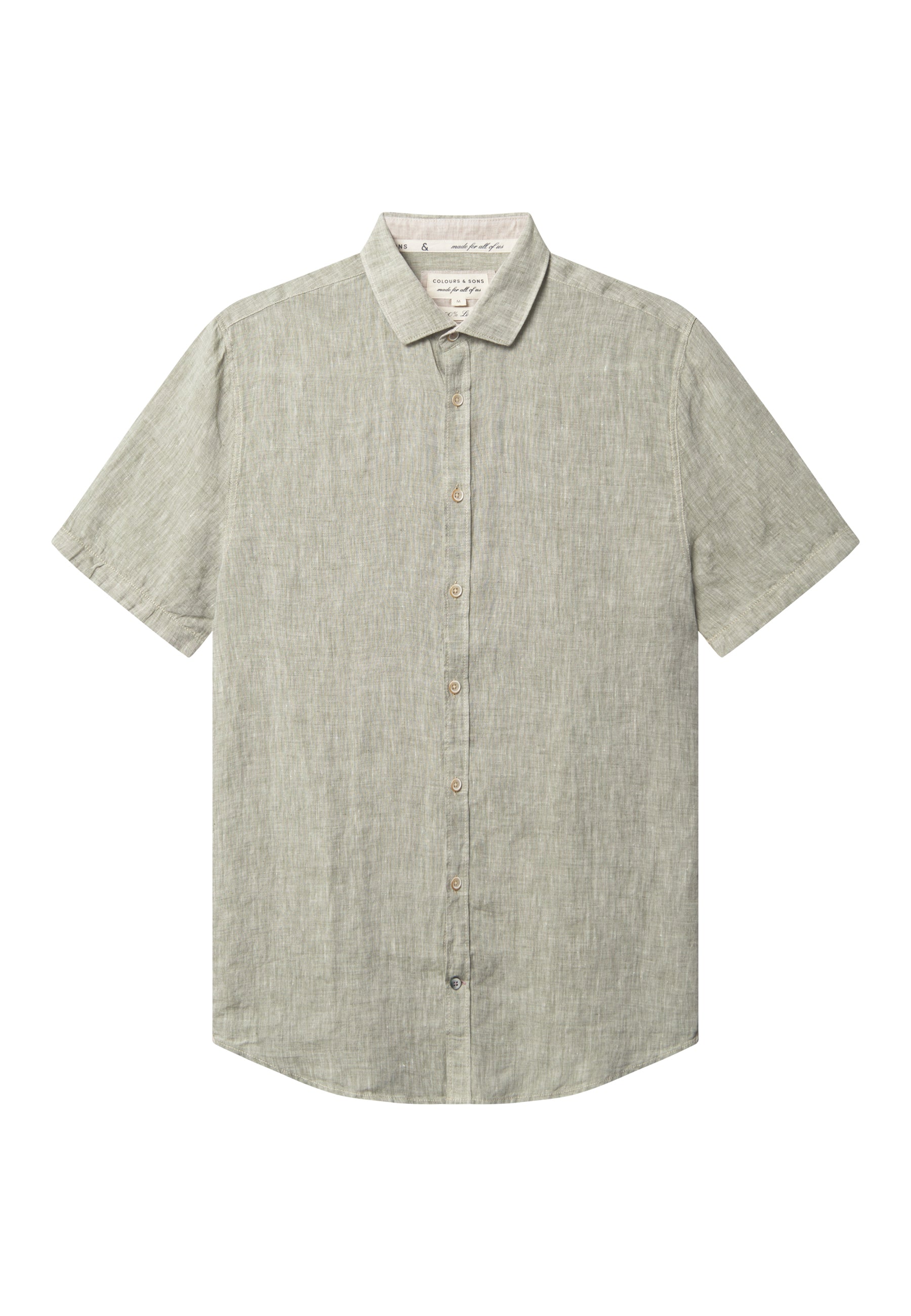 Chemise-Lin en Chemises Olive Colours and Sons   