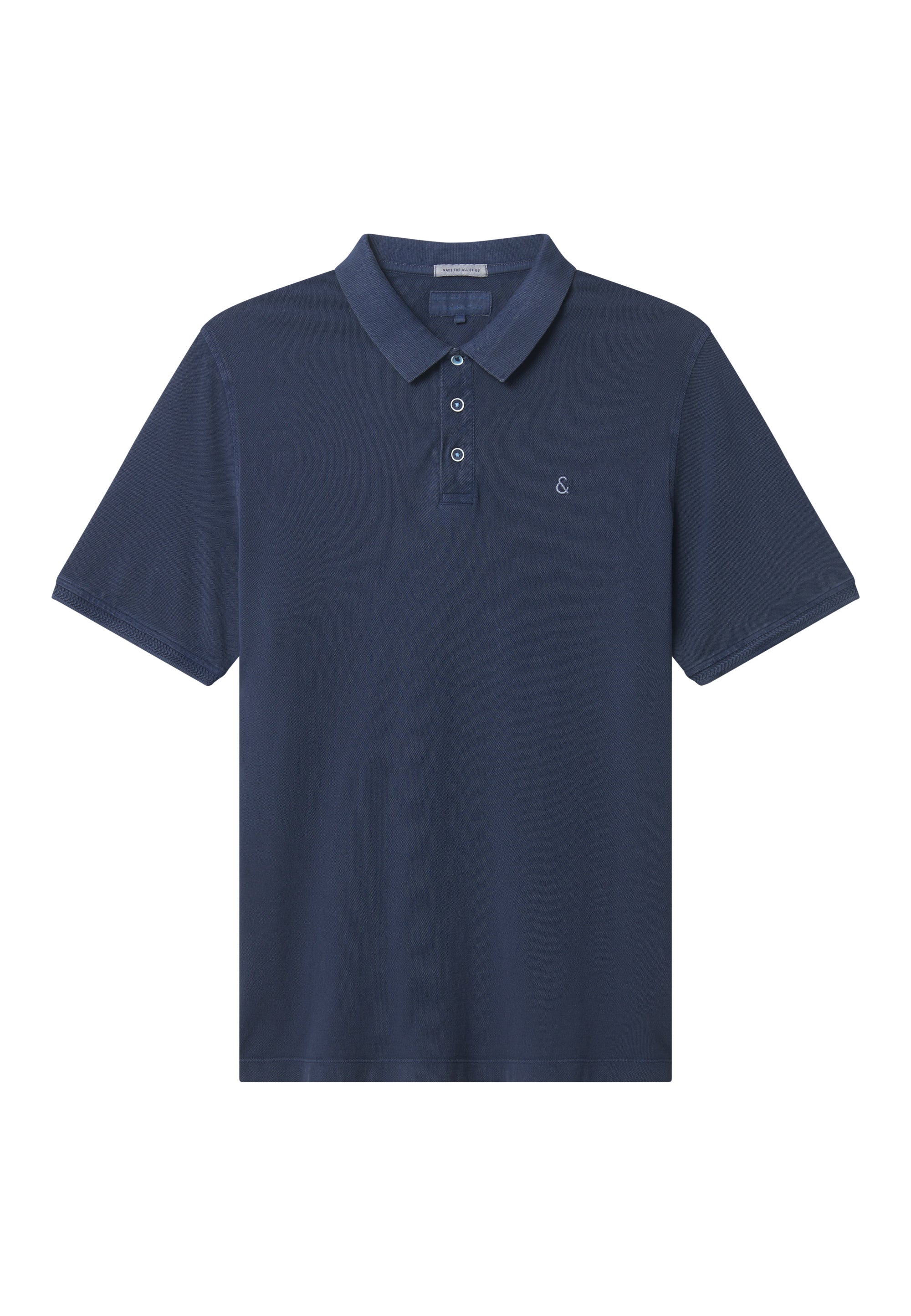 Polo Vêtement teint en Polos bleu marine Colours and Sons   