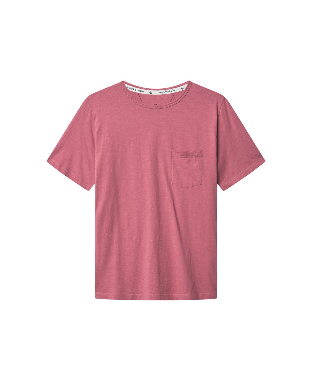 T-shirt - Slub en mauve T-shirts Colours and Sons   