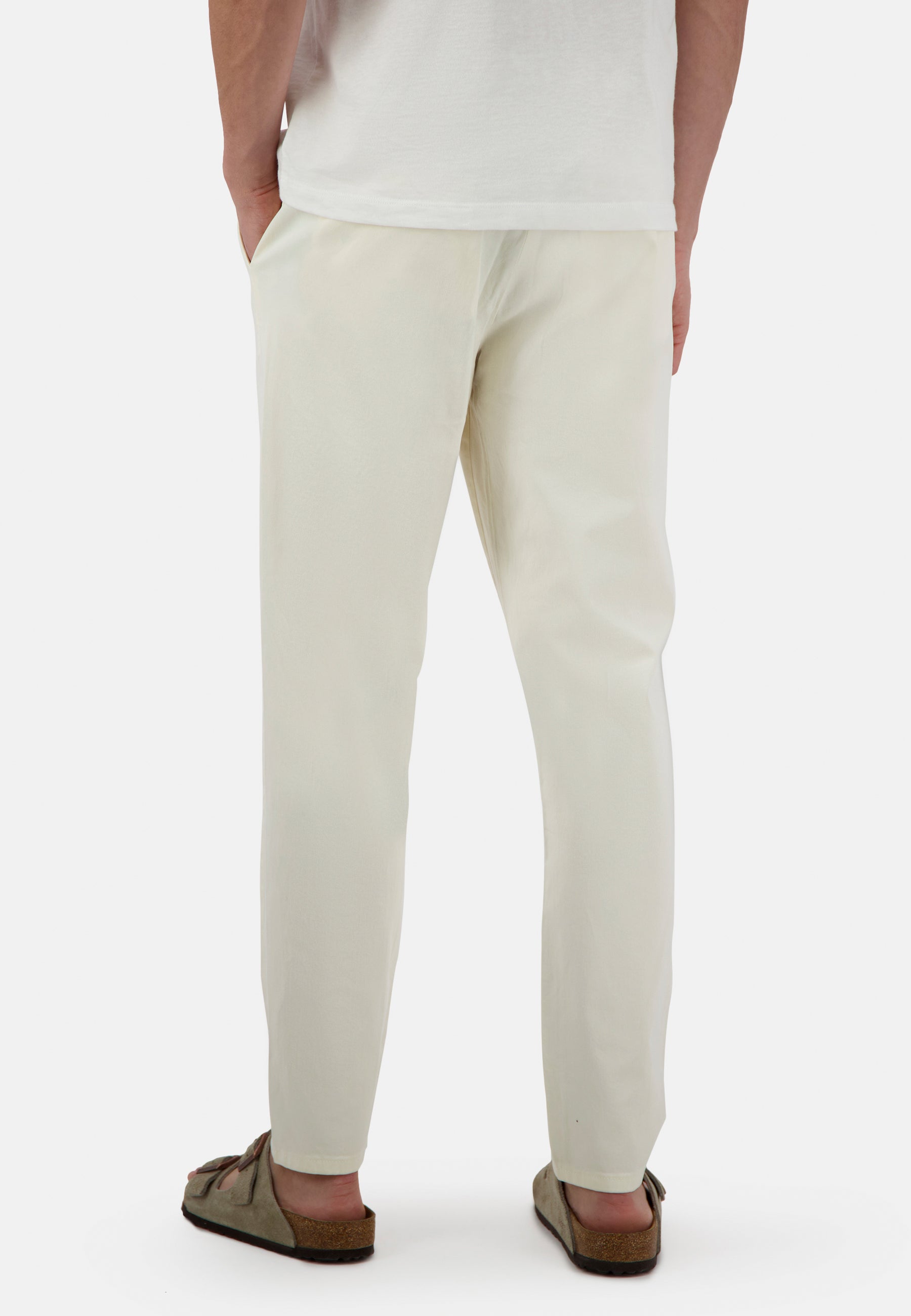 Pants-Cropped Chino en blanc cassé Pantalons Colours and Sons   