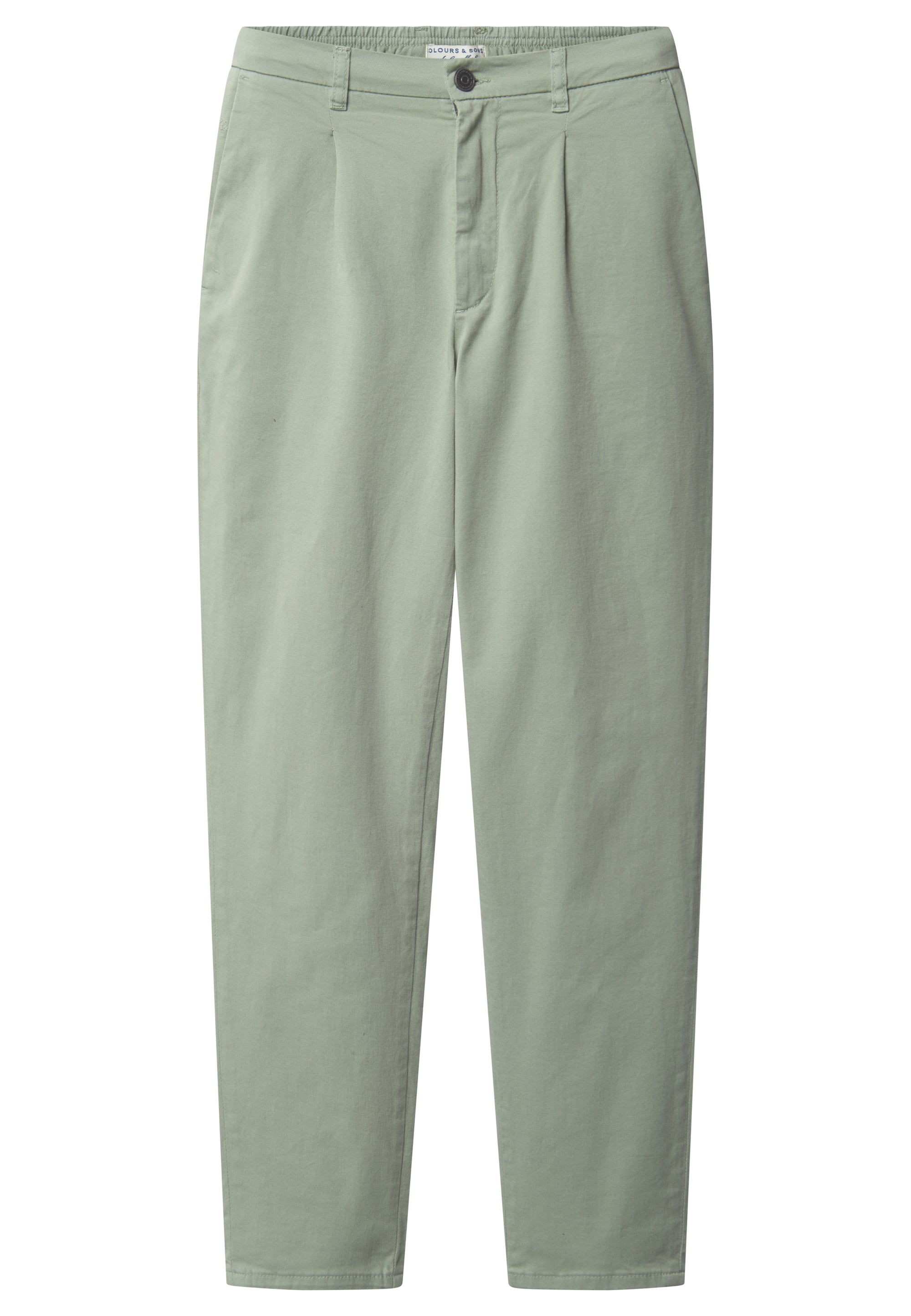 Pants-Cropped Chino en pantalon pistache Colours and Sons   