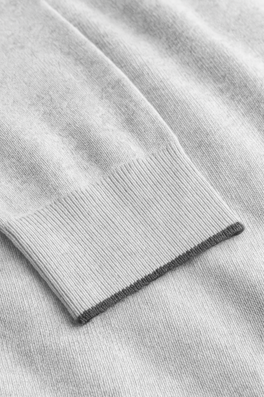 Turleneck-Merino Blend en argent