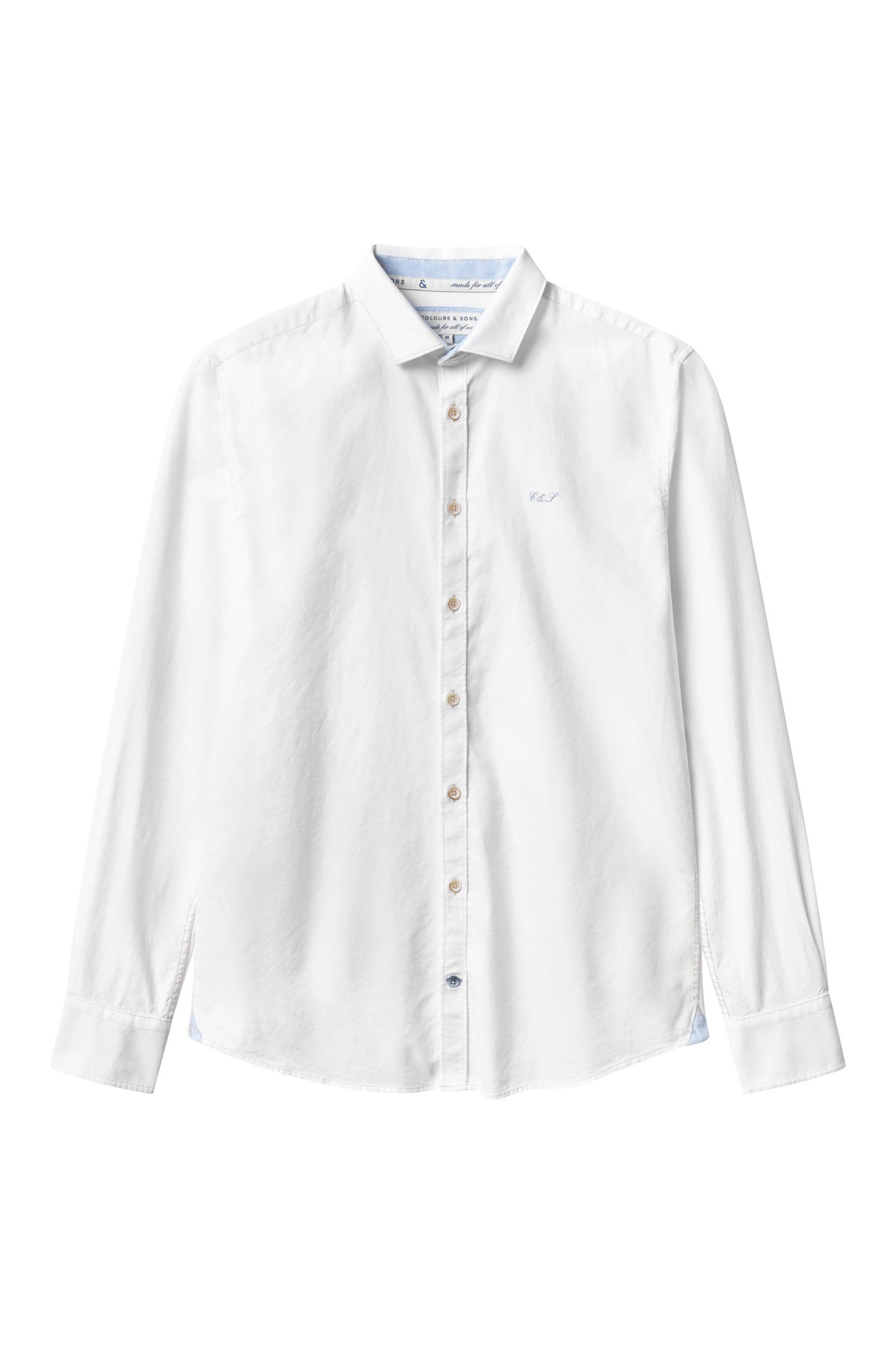 Shirt-Soft Oxford en blanc