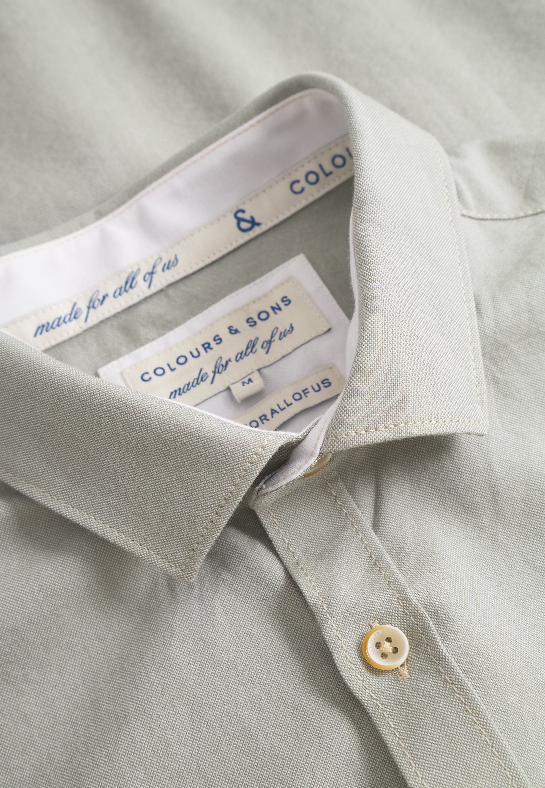 Shirt-Soft Oxford in Chemises Matcha Colours and Sons