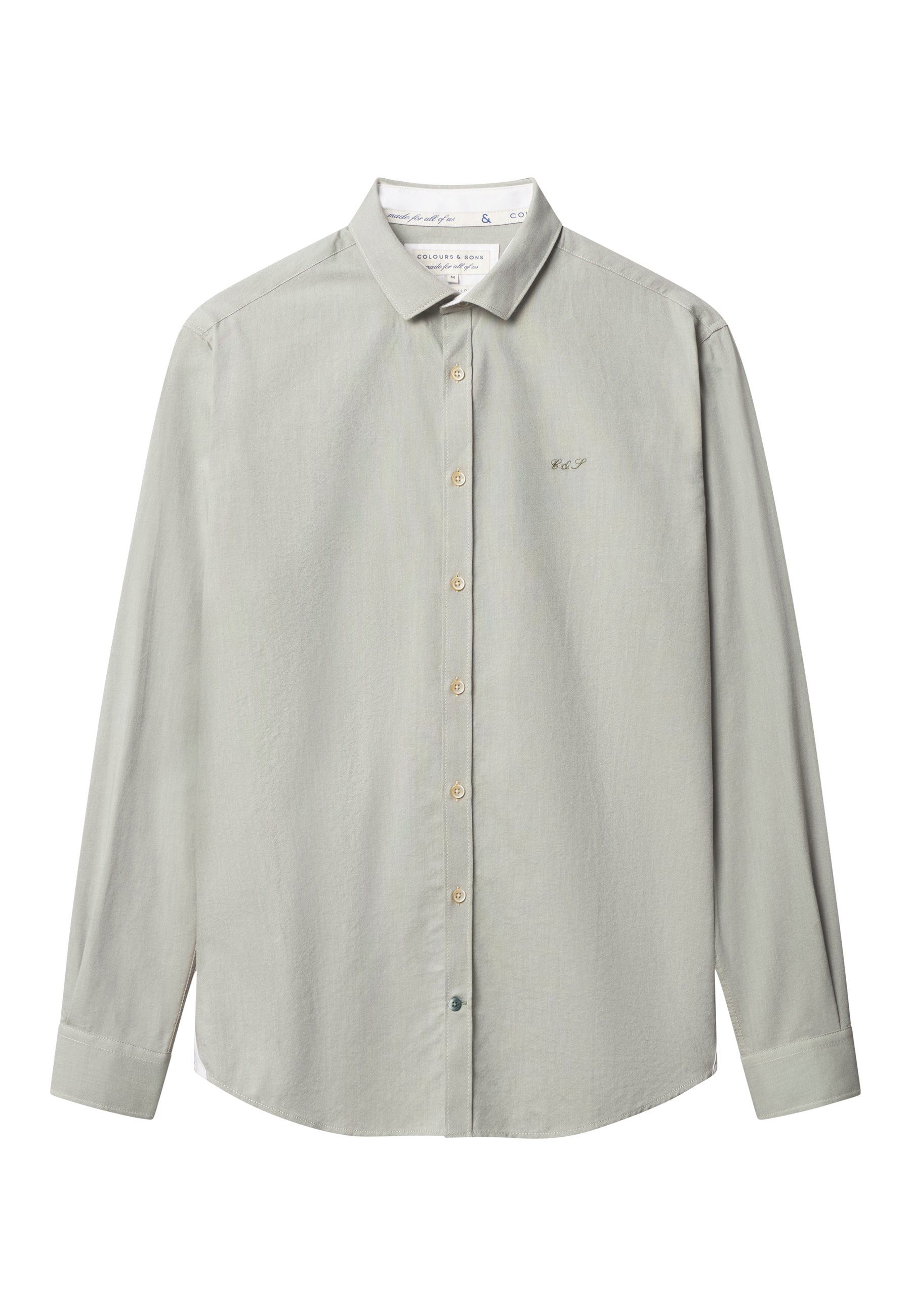 Shirt-Soft Oxford en matcha