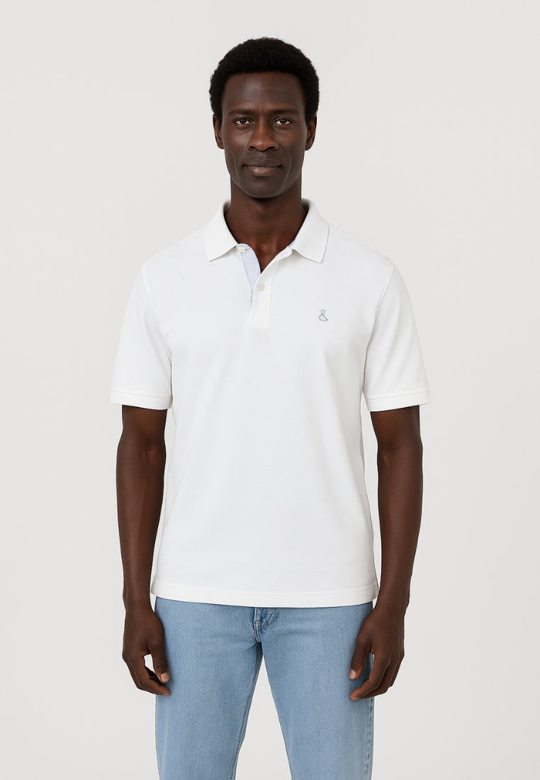 Polo-Garment Dyed in White T-shirts Colours and Sons