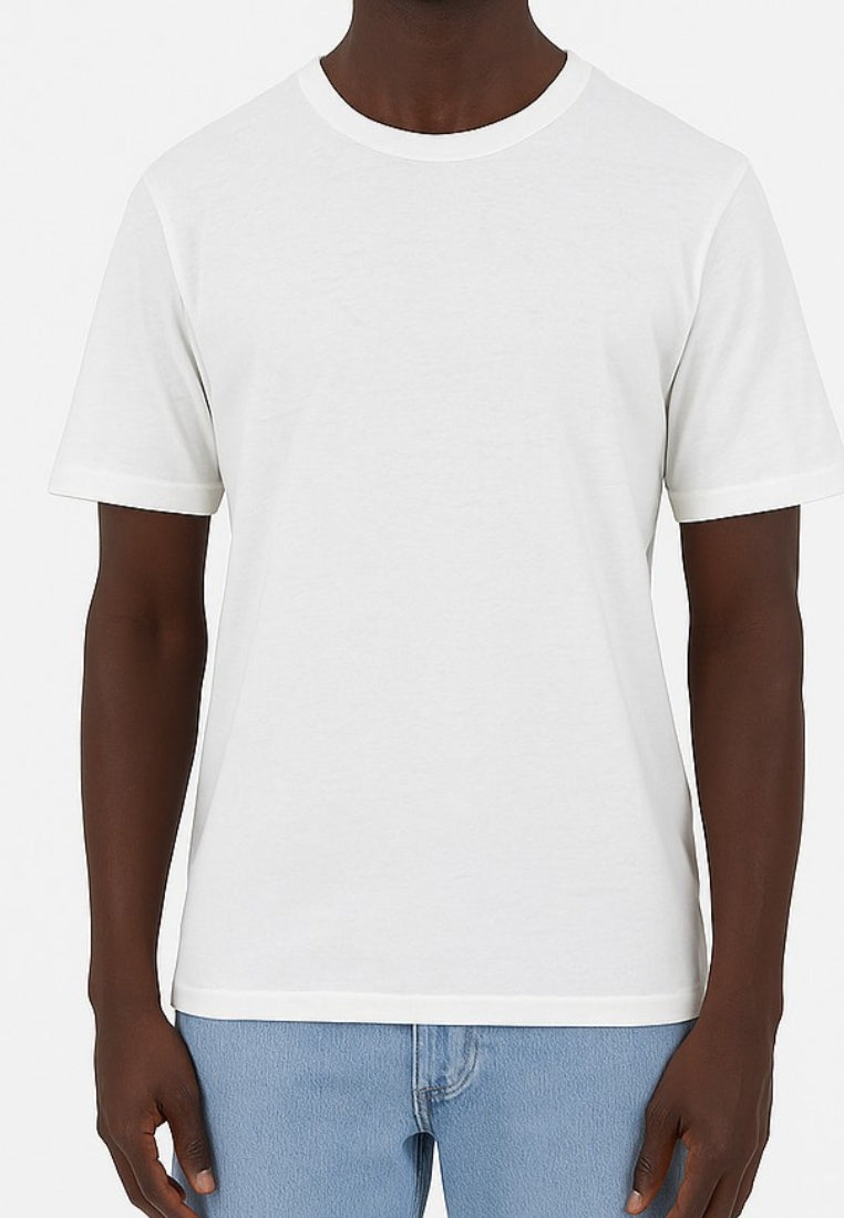 T-shirt en lin blanc