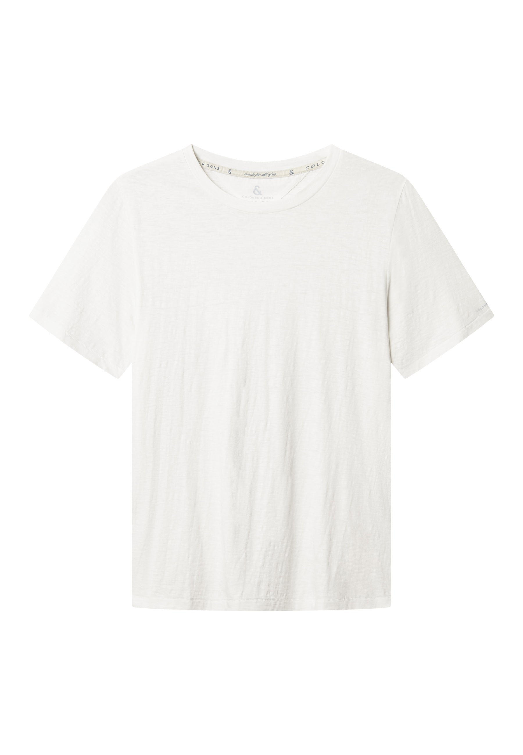 T-shirt-lin Blend en blanc T-shirts Colours and Sons