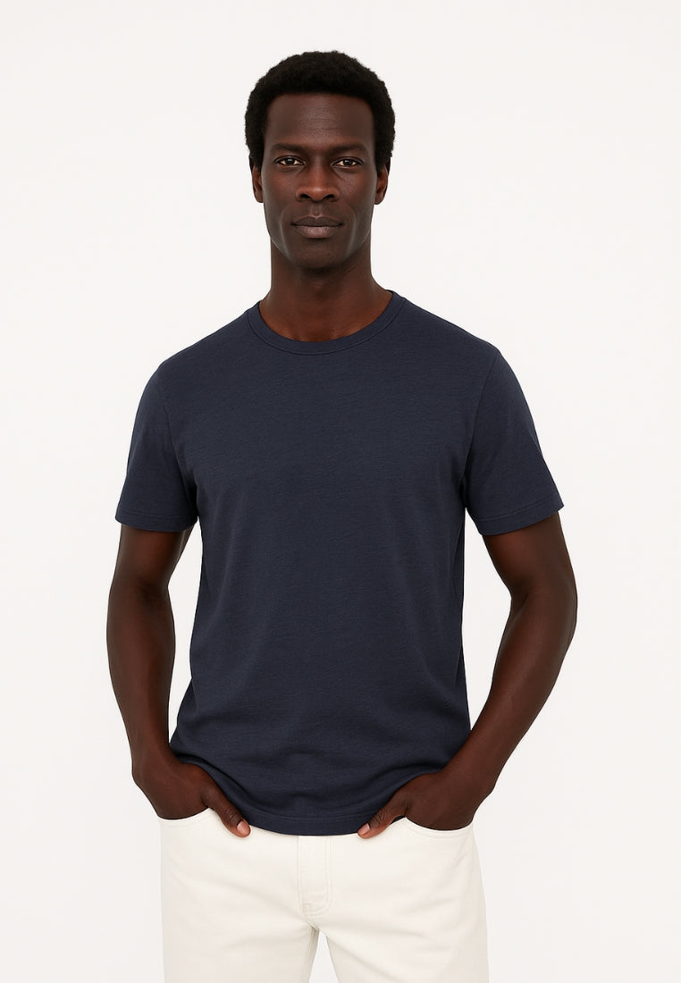 T-Shirt-Linen Blend in Anthracite T-Shirts Colours and Sons