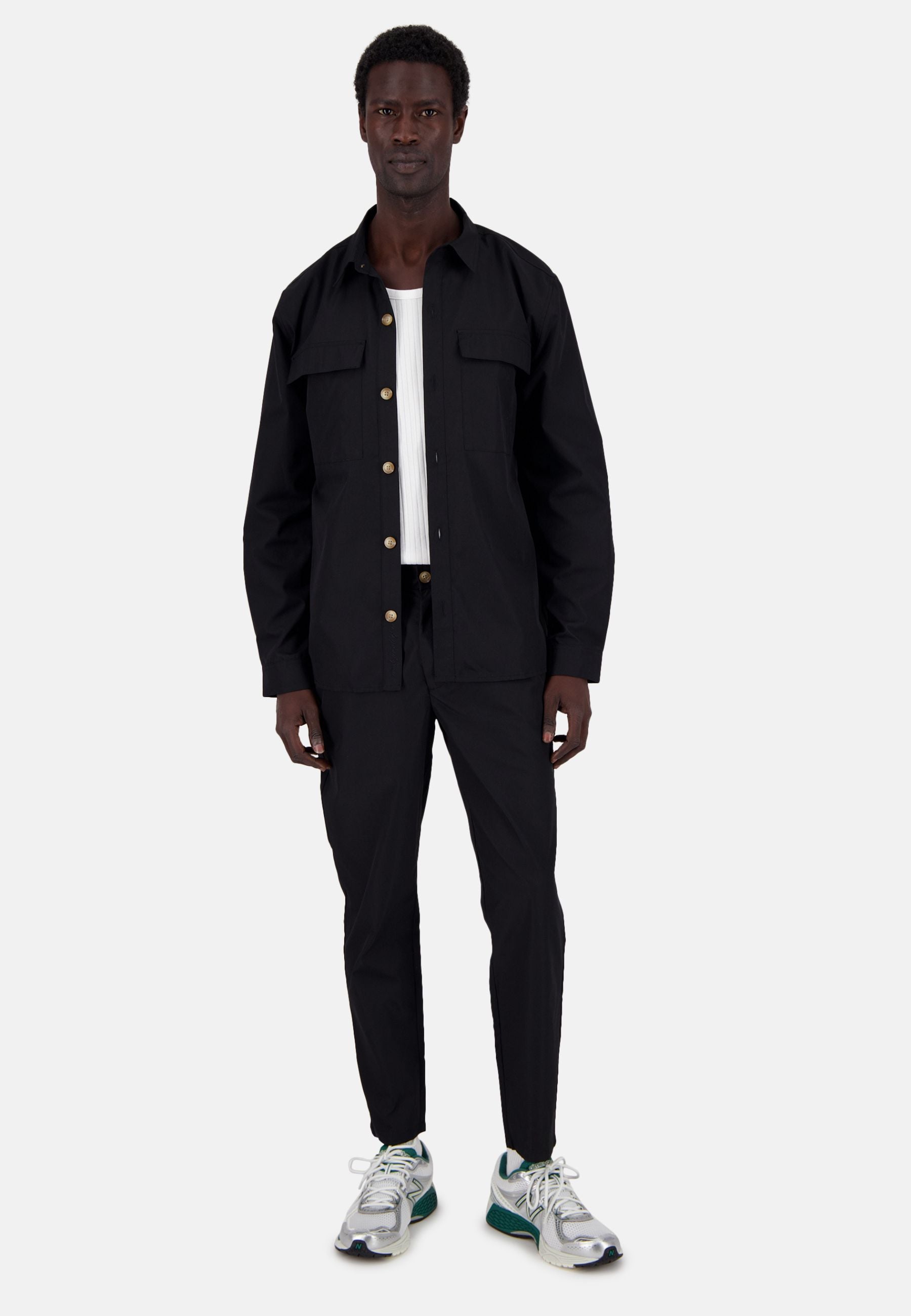 Pants-Cropped in Black Pantalon Colours and Sons