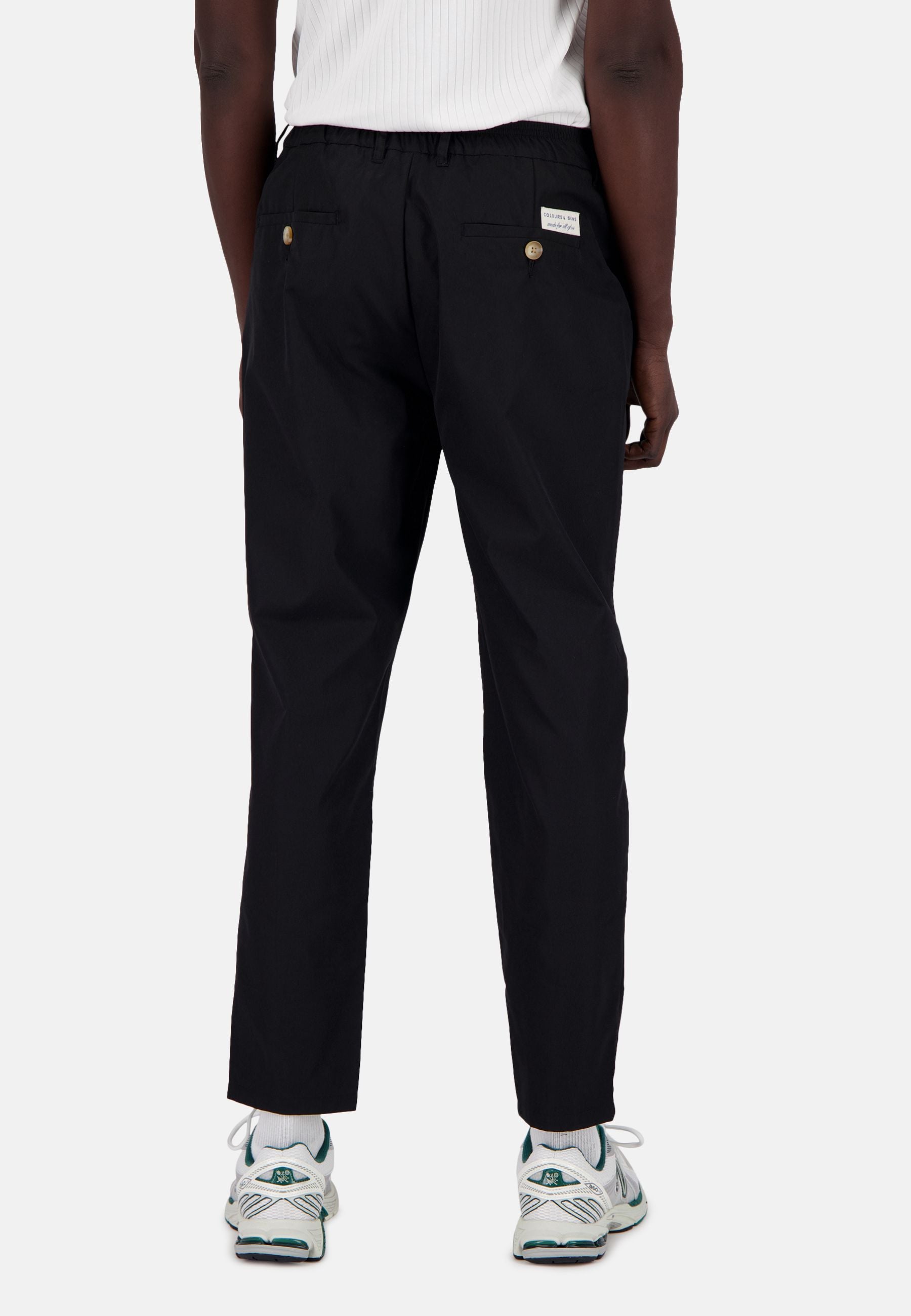 Pants-Cropped en noir