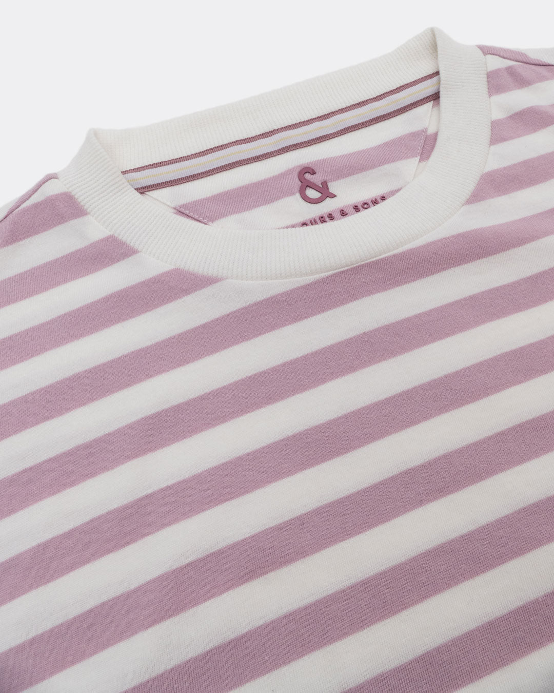 T-shirt - Breton Stripes à Grape Stripes T-shirts Colours and Sons   