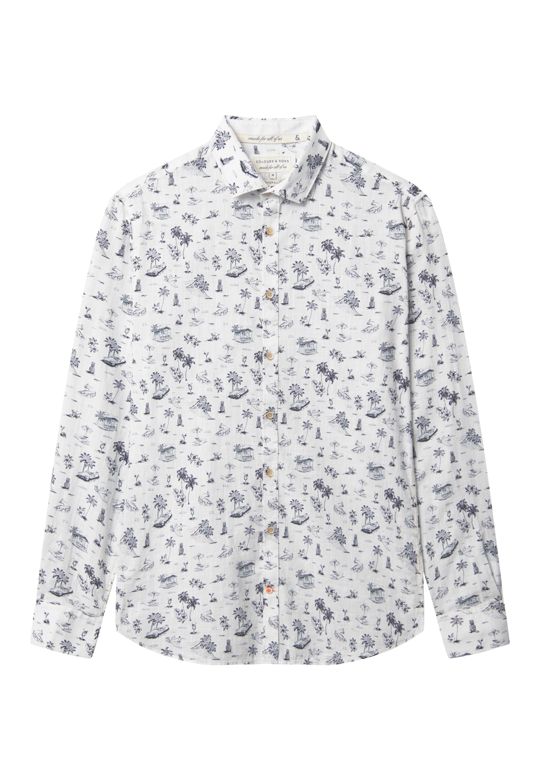 Shirt-Beach Print dans Chemises Beach Print Colours and Sons   