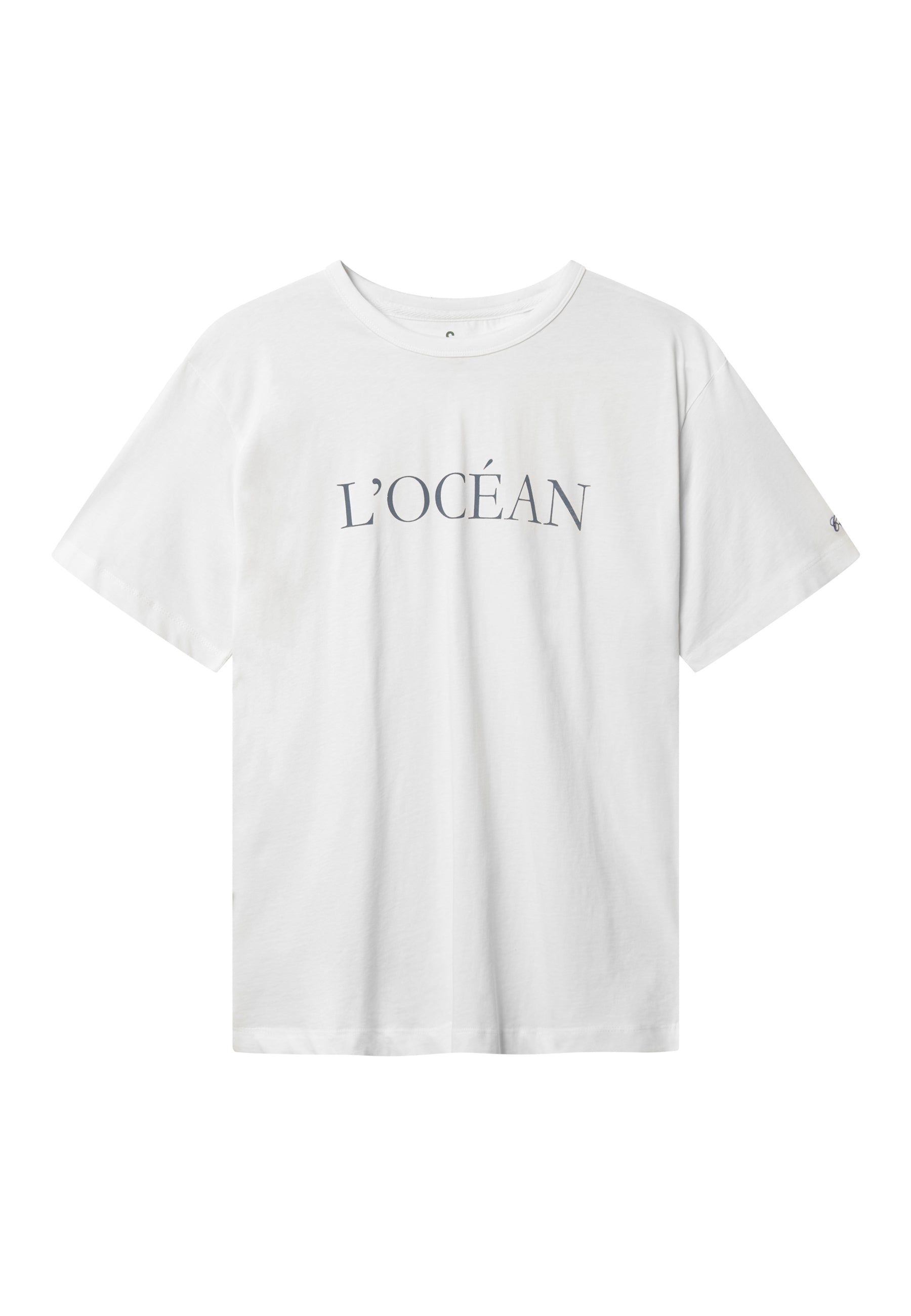 T-Shirt-L'Océan en blanc T-shirts Colours and Sons   