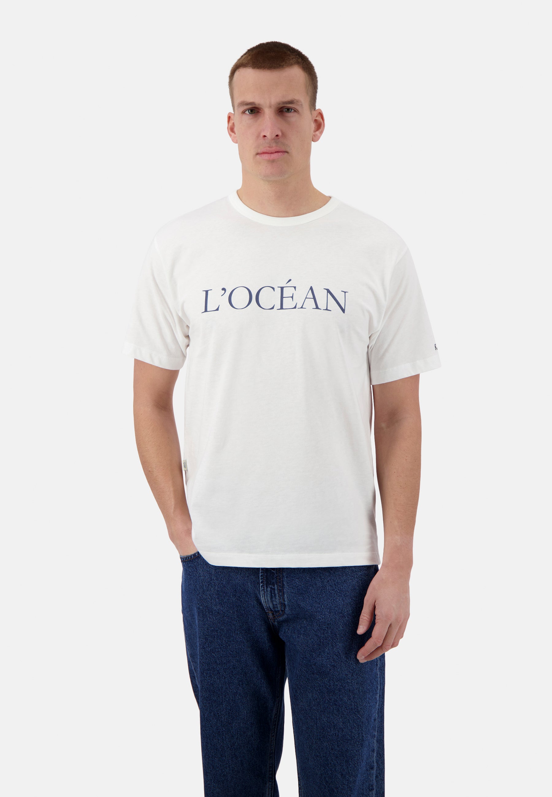 T-Shirt-L'Océan en blanc T-shirts Colours and Sons   