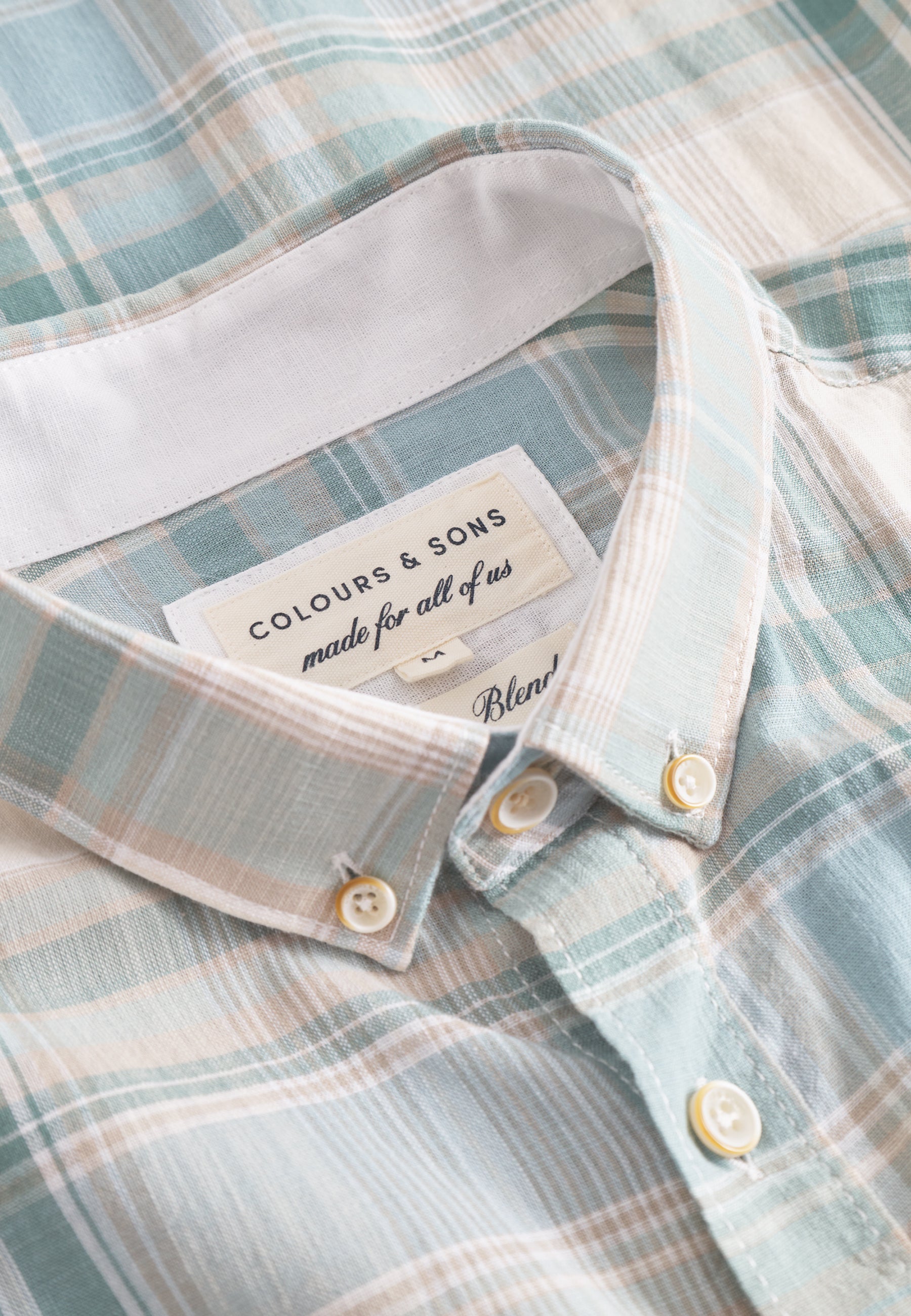 Shirt-Checked in Kimono Check Chemises Colours and Sons