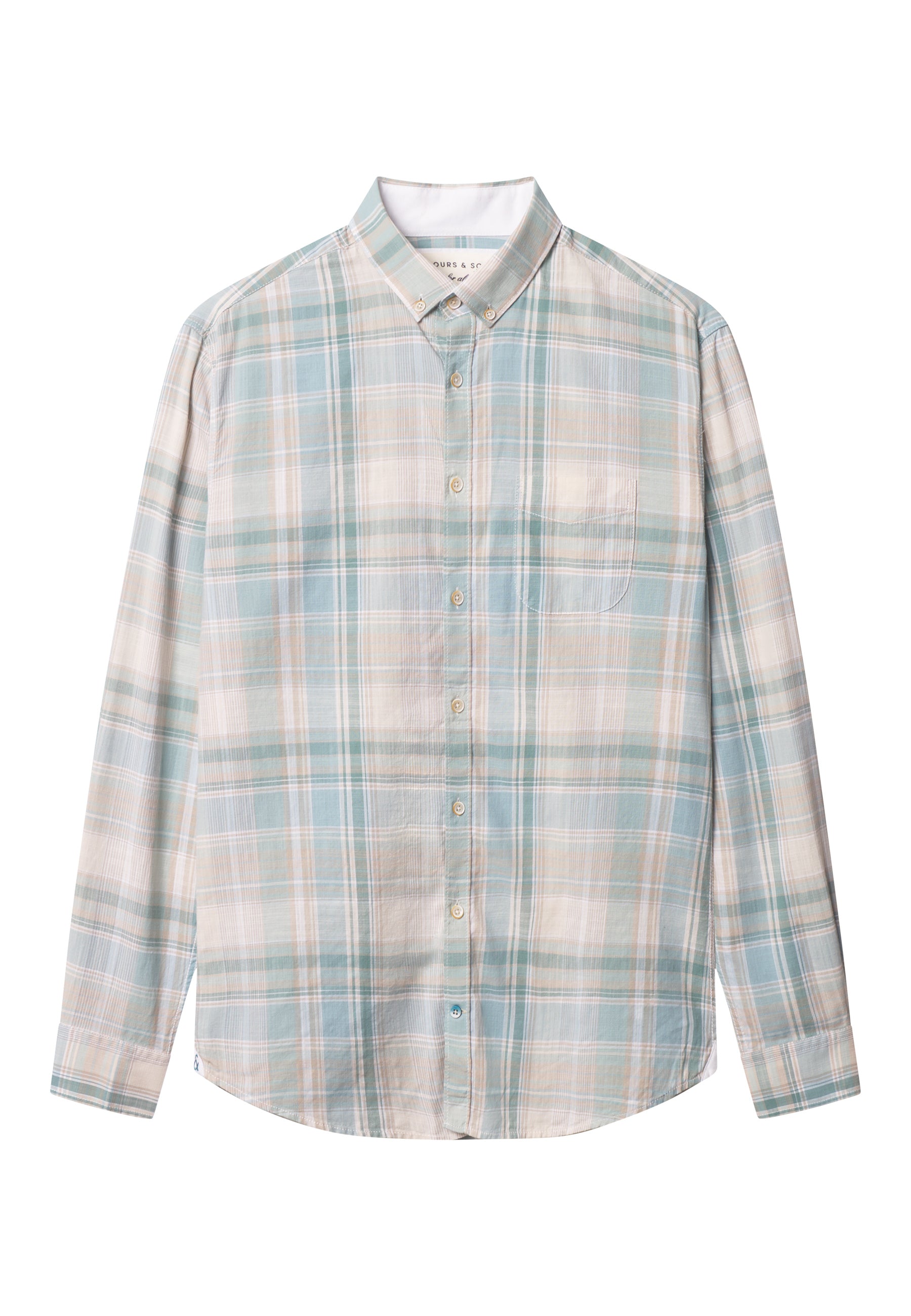 Shirt-Checked in Kimono Check Chemises Colours and Sons