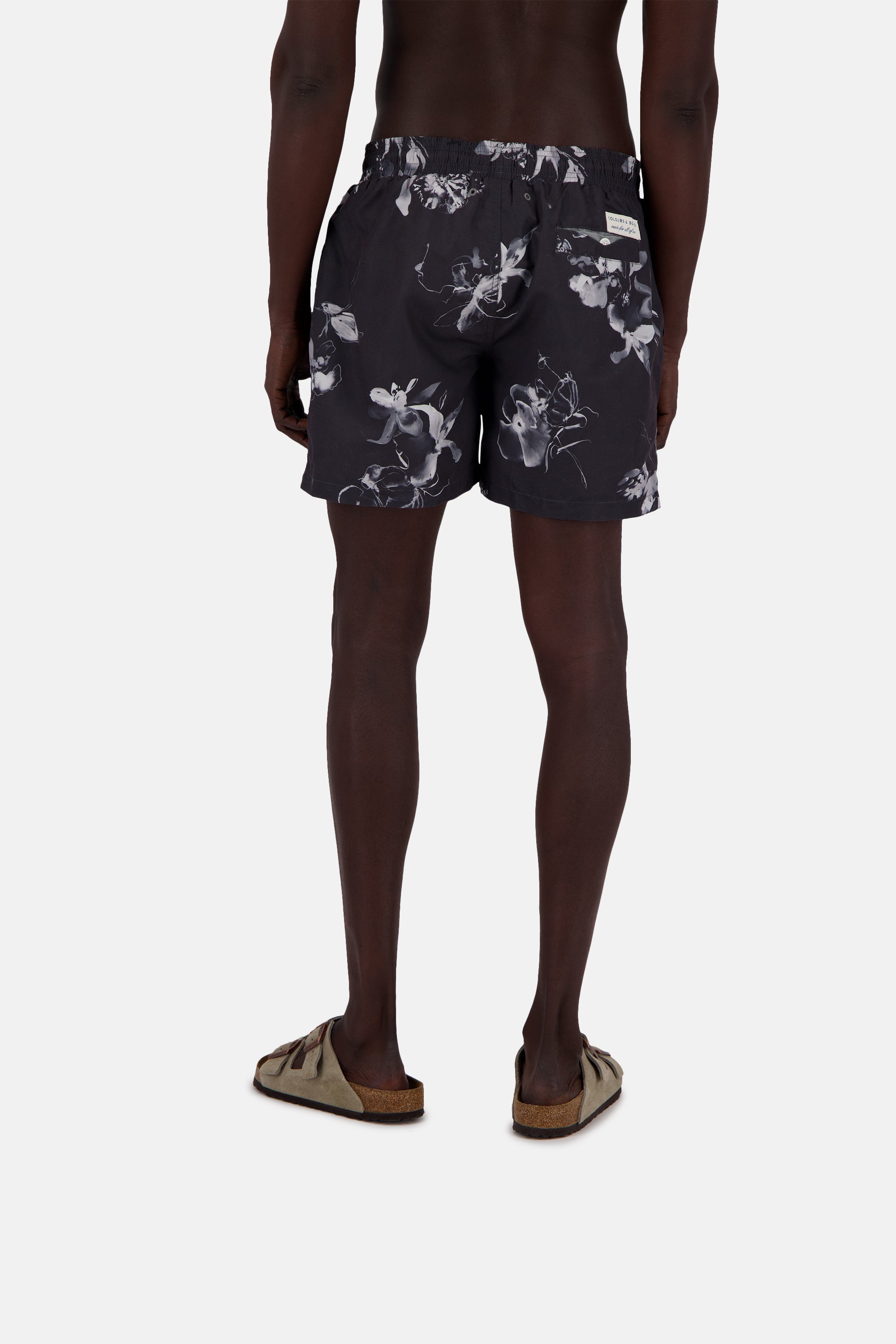 Swimshorts-Printed in Smoke Black Maillot de bain Colours and Sons