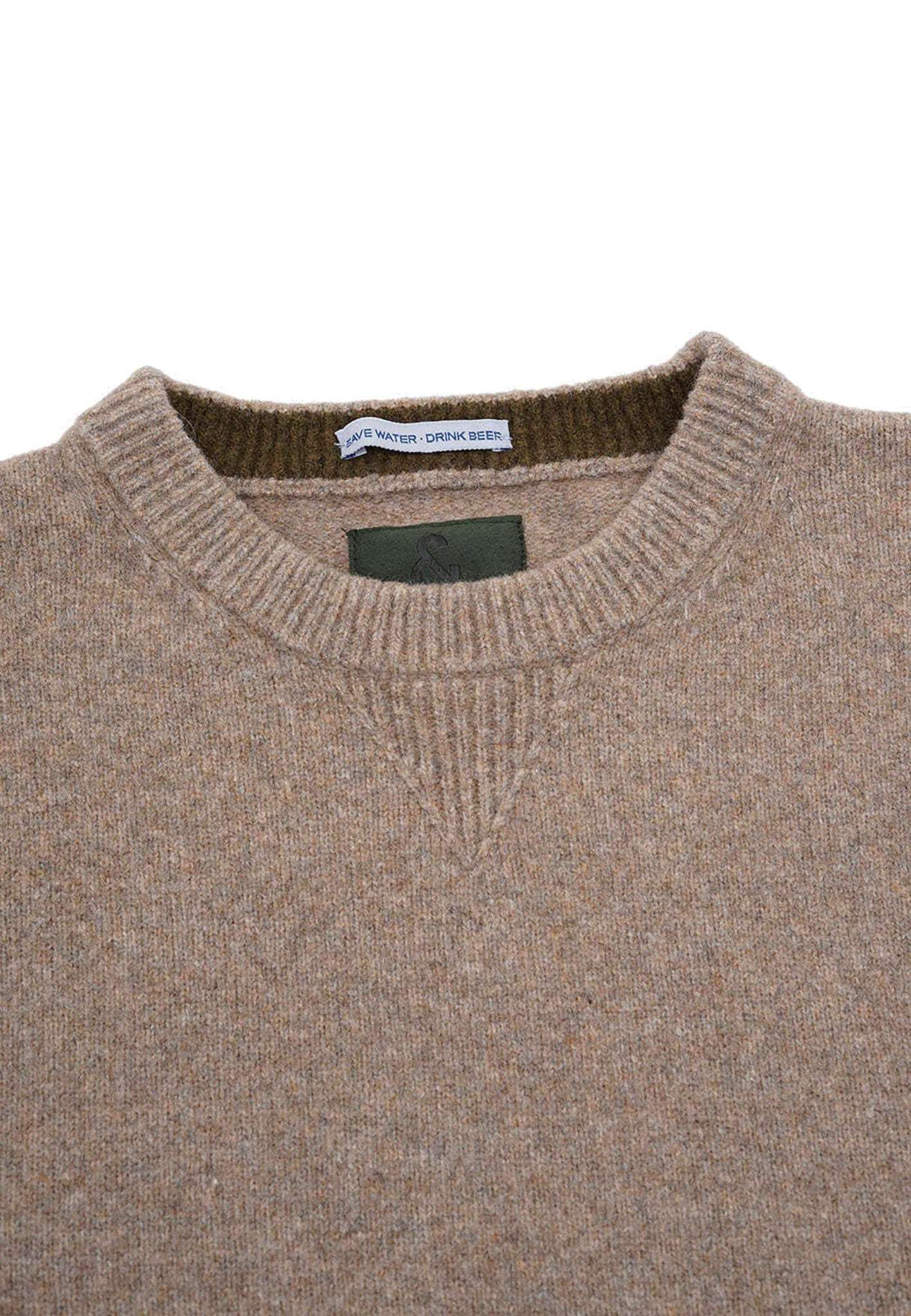 Pull en laine Roundneck Touch in Wood Colours and Sons   