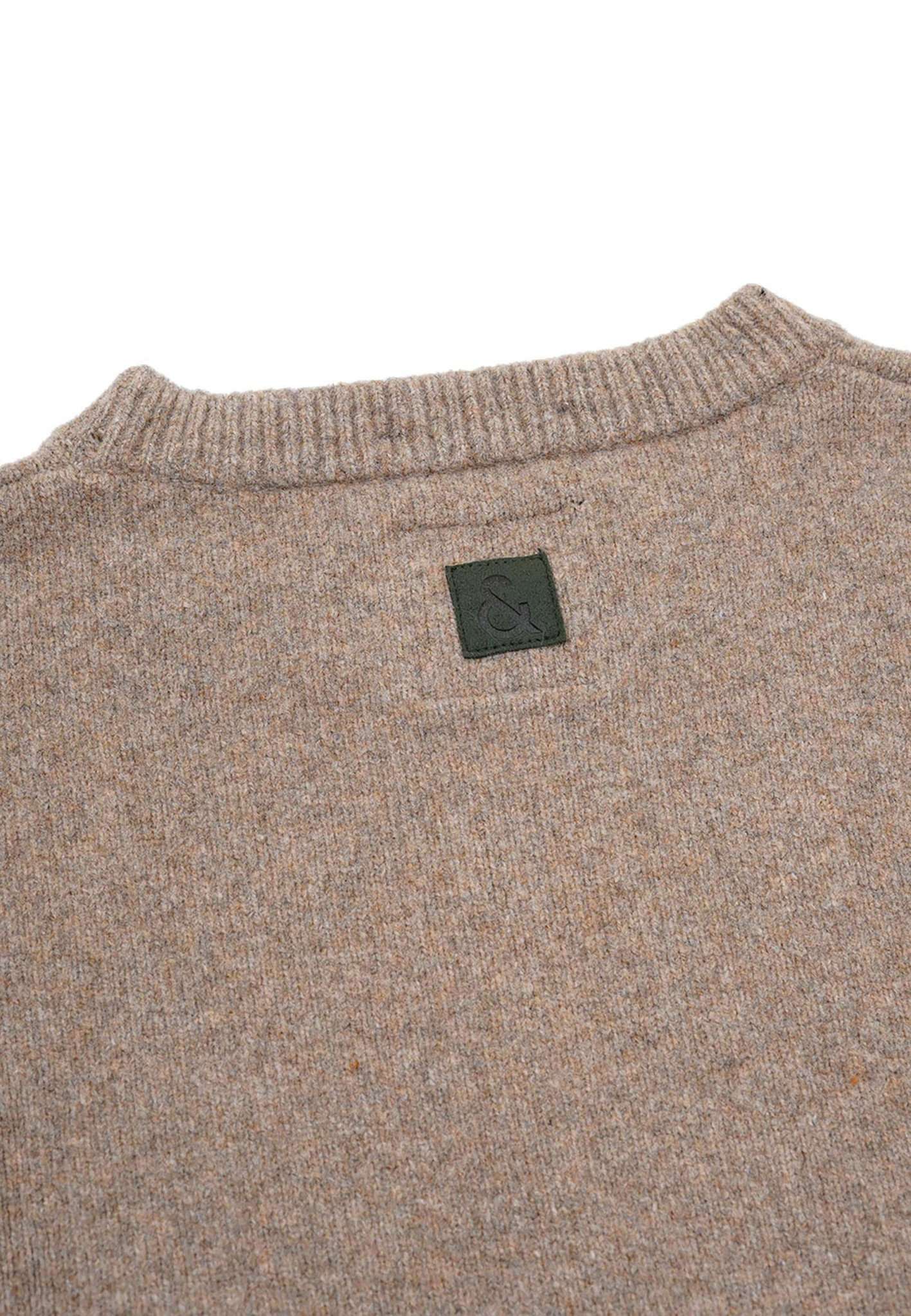 Pull en laine Roundneck Touch in Wood Colours and Sons   