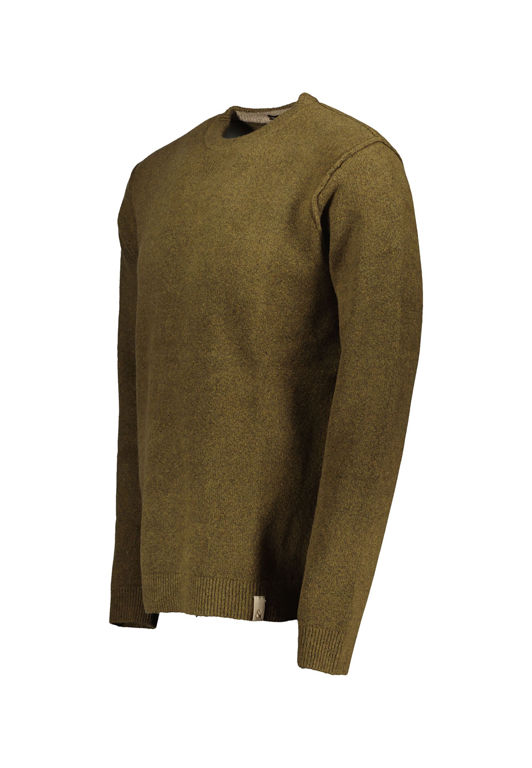 Pull en laine Roundneck Touch in Olive Colours and Sons   