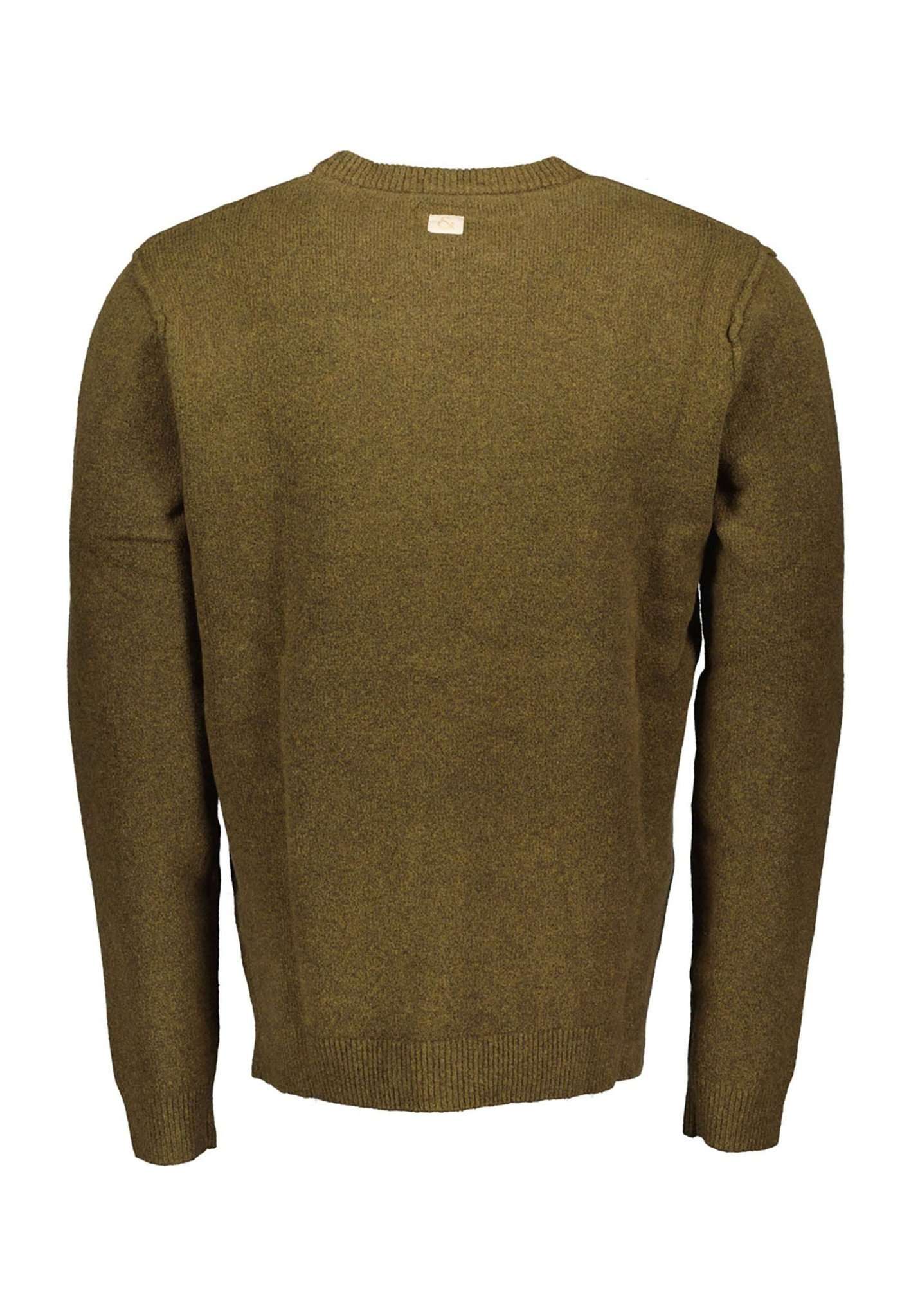 Pull en laine Roundneck Touch in Olive Colours and Sons   