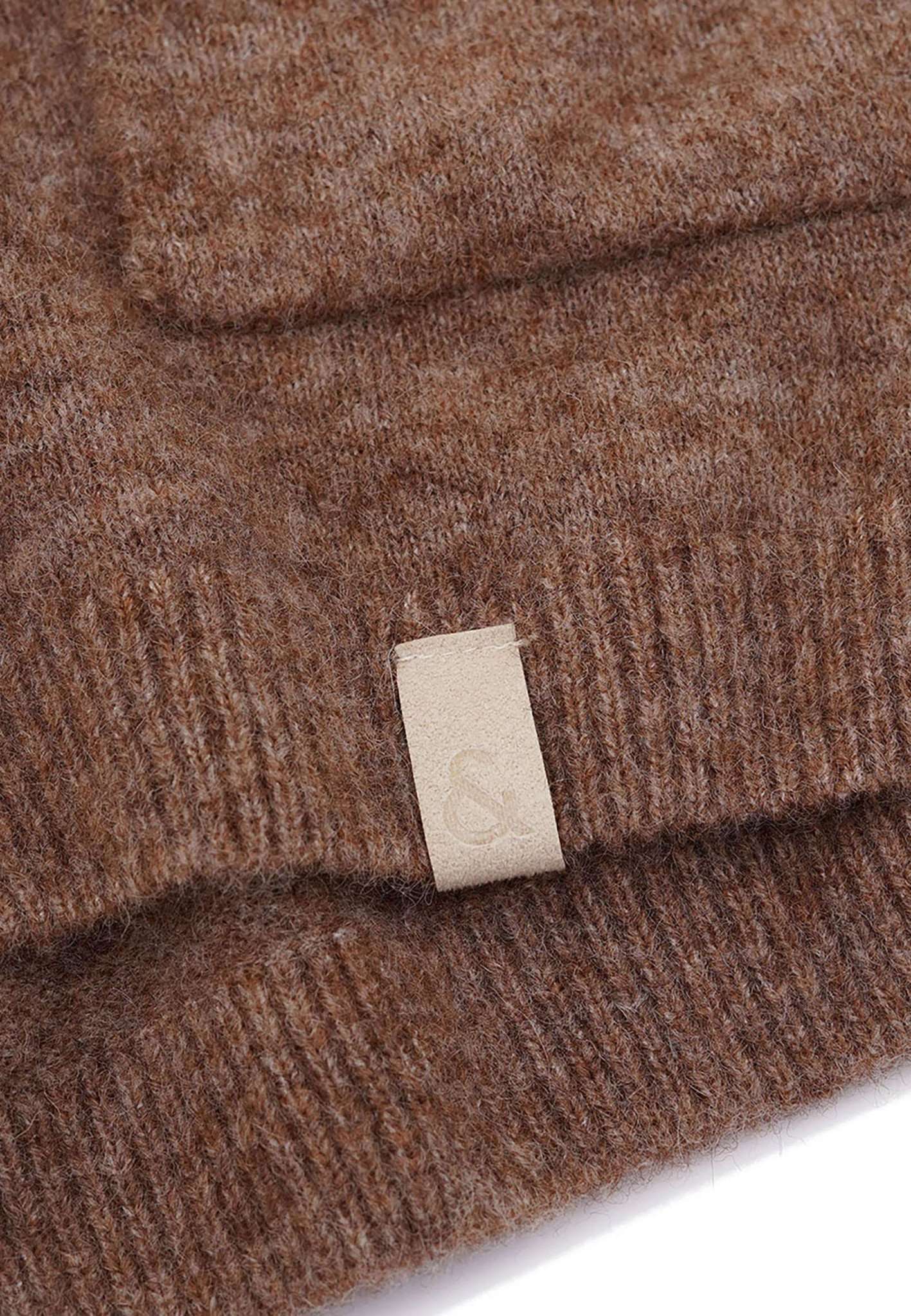 Cardigan-Button-Hairy dans Vestes Tobacco Colours and Sons   