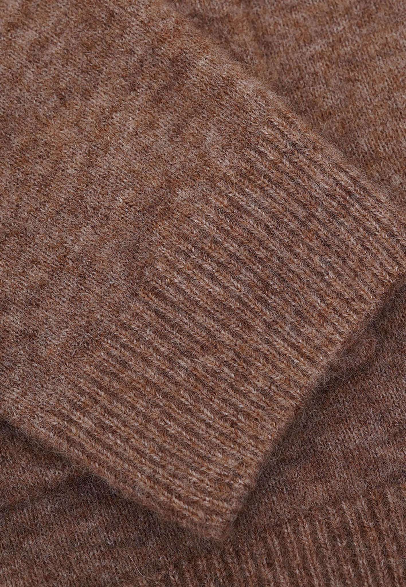 Cardigan-Button-Hairy dans Vestes Tobacco Colours and Sons   