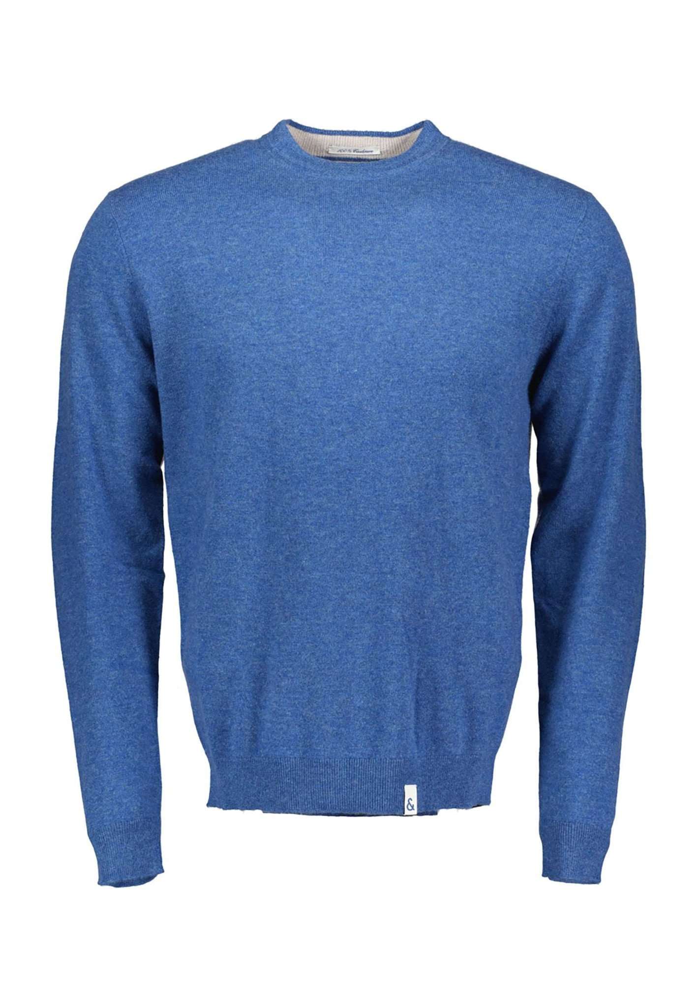 Roundneck-Cashmere en pull denim Colours and Sons   