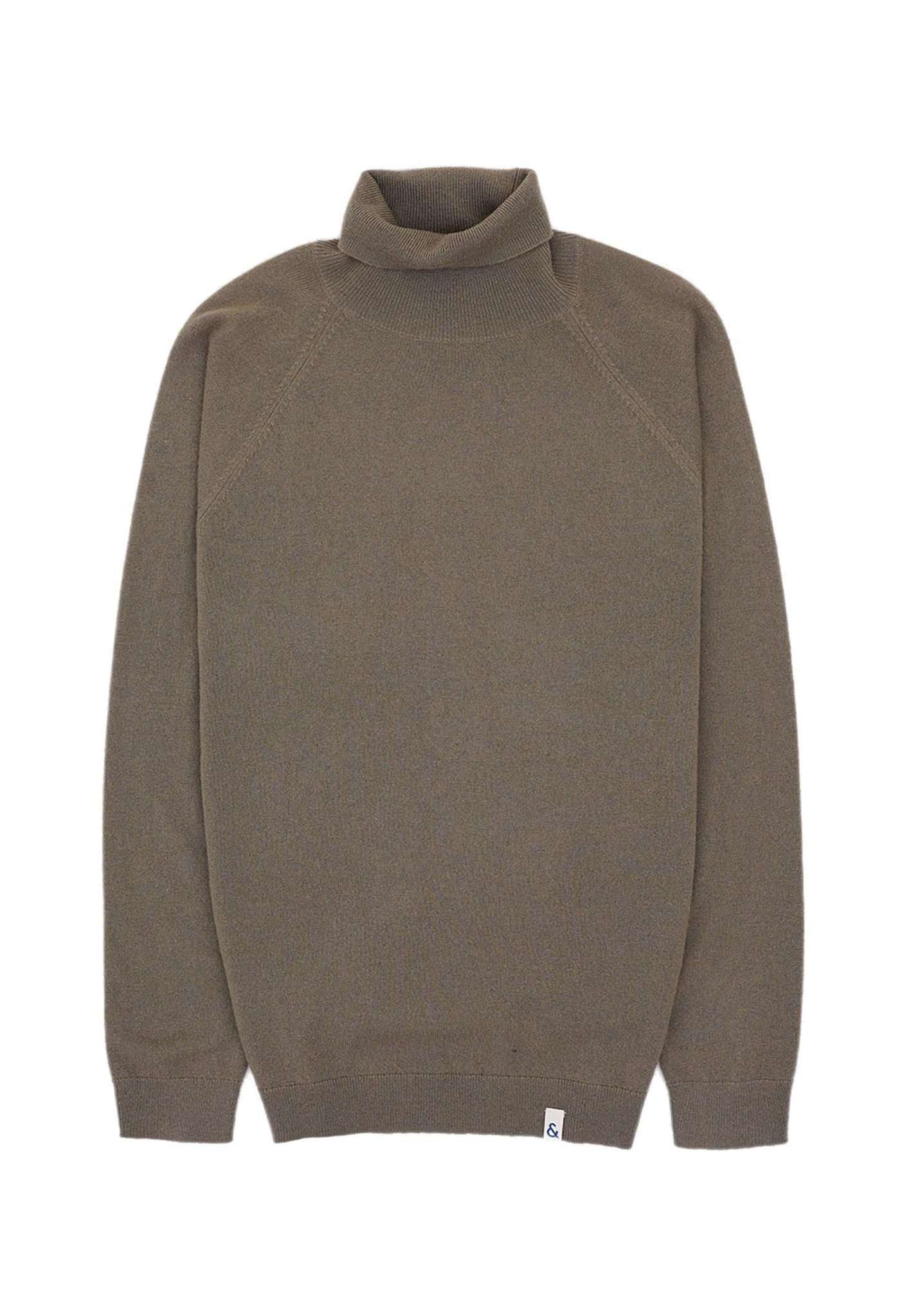 Turtleneck-Cashmere en Olive Pullover Colours and Sons   