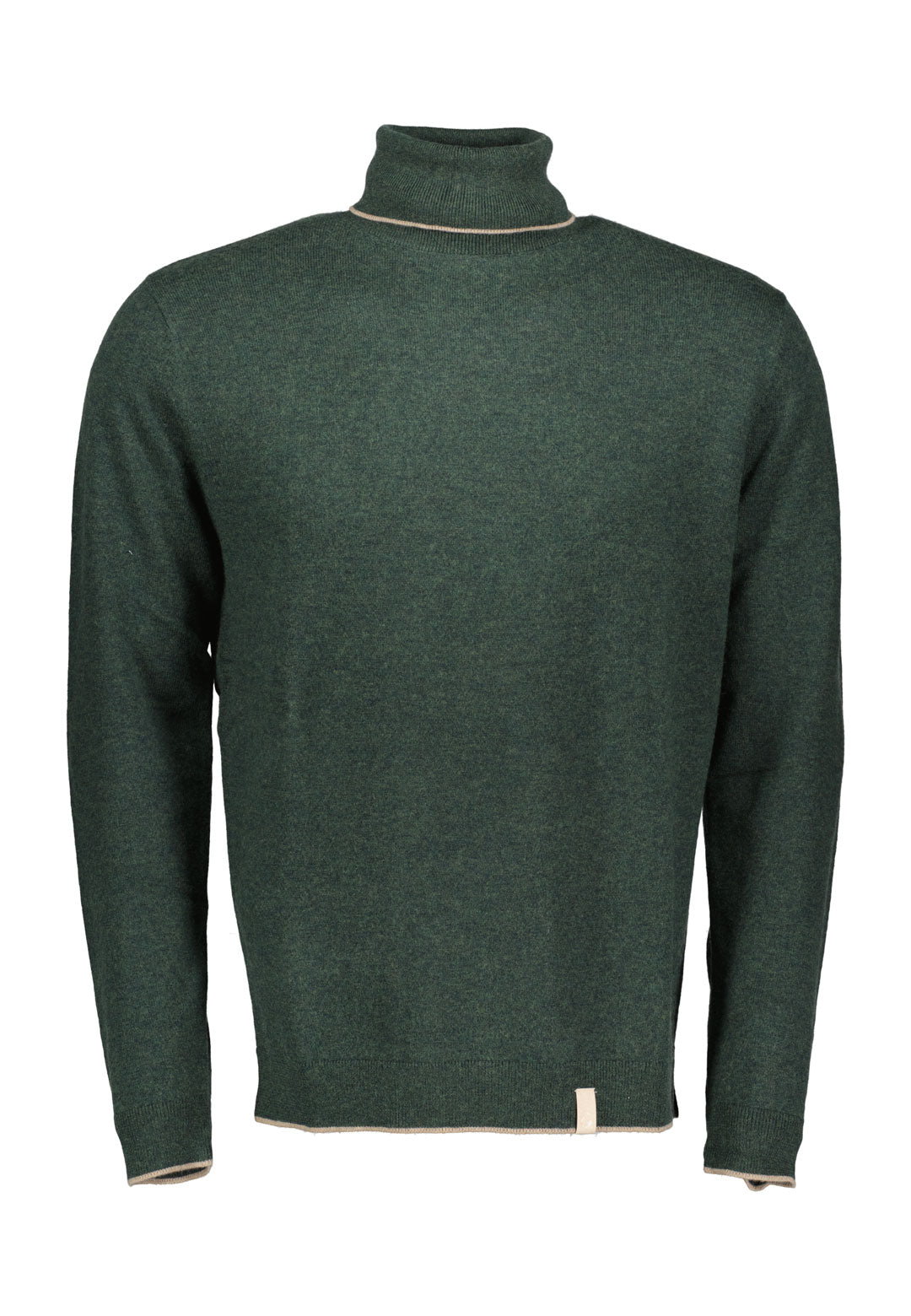 Turtleneck-Merino Blend in Moss Pullover Colours and Sons   