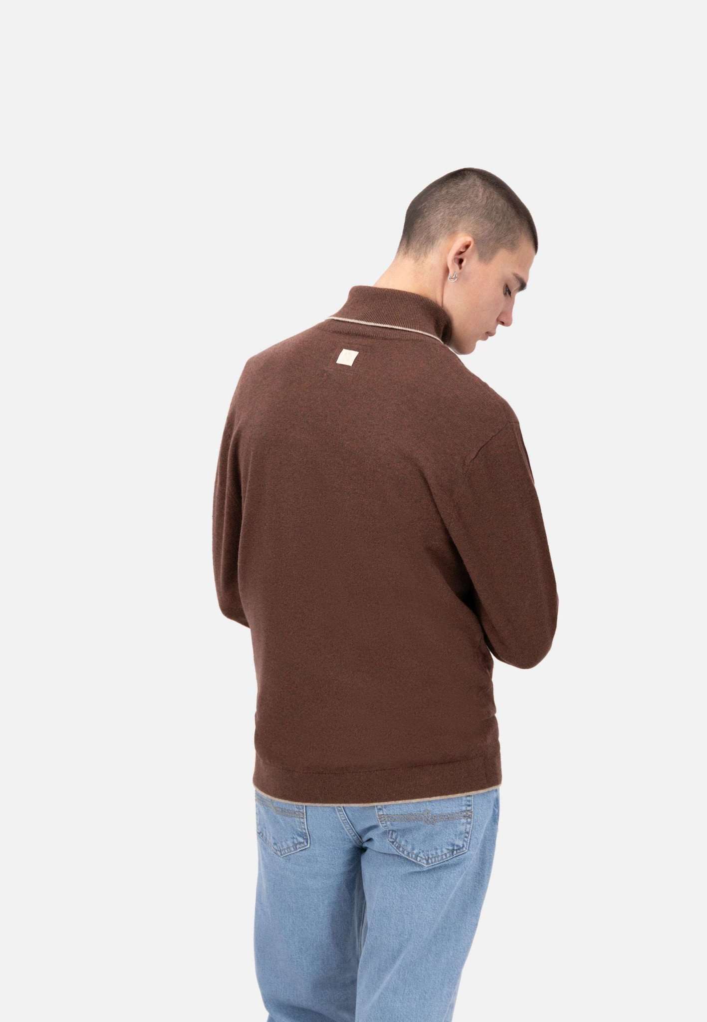 Turtleneck-Merino Blend in Lumber Pullover Colours and Sons   