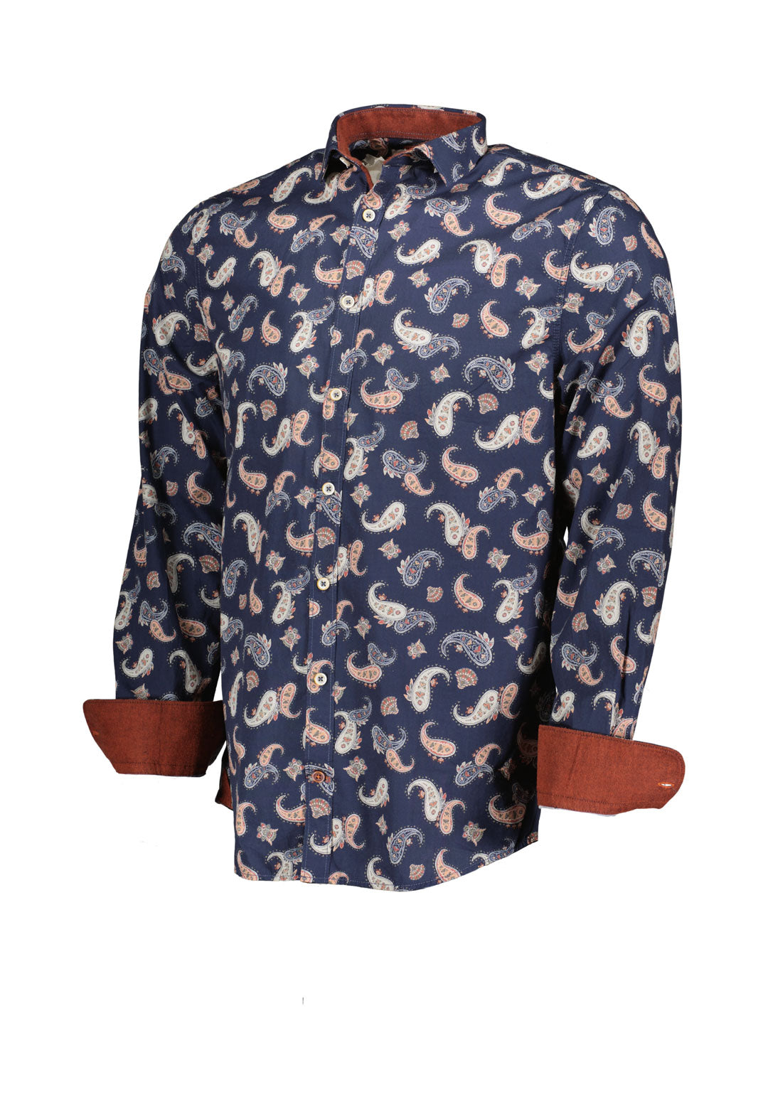 Shirt-Paisley Print dans les chemises Big Paisley Colours and Sons   