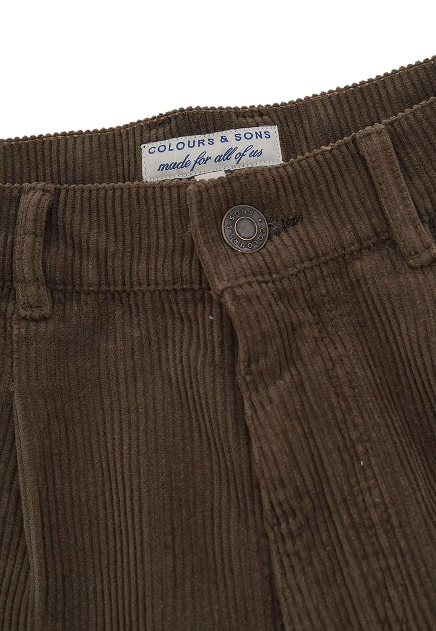 Pants-Corduroy dans Olive Pantalons Colours and Sons   