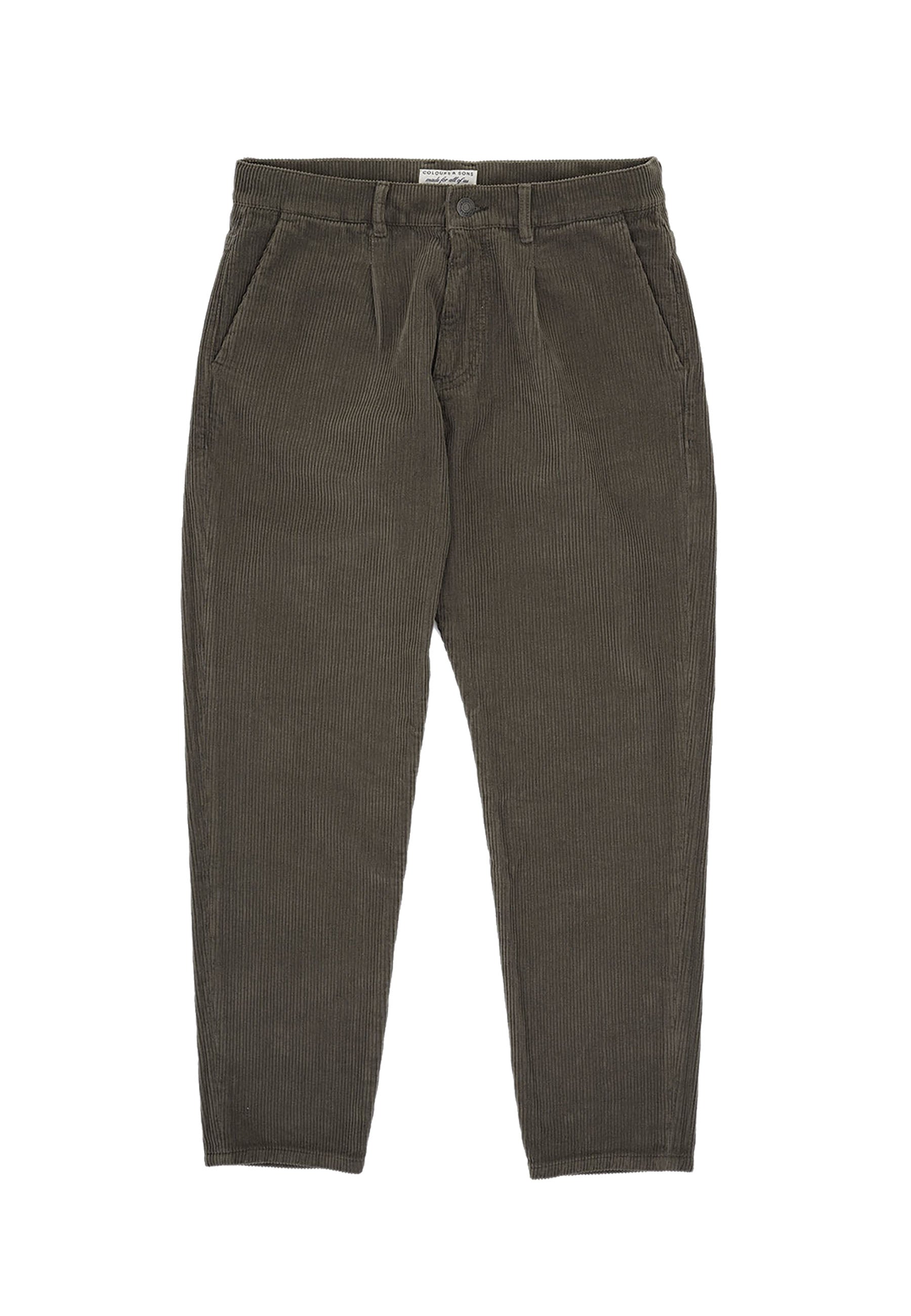 Pants-Corduroy dans Olive Pantalons Colours and Sons   