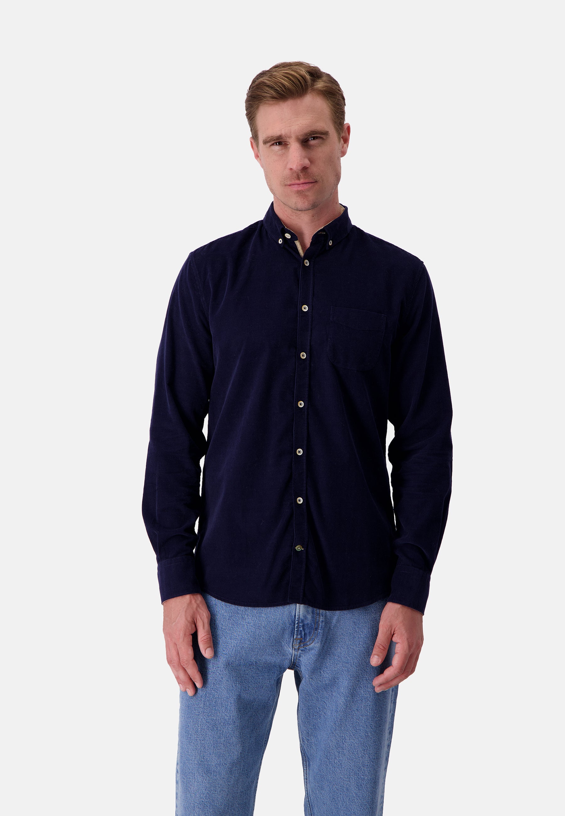 Chemise Corduroy à Navy Chemises Colours and Sons   