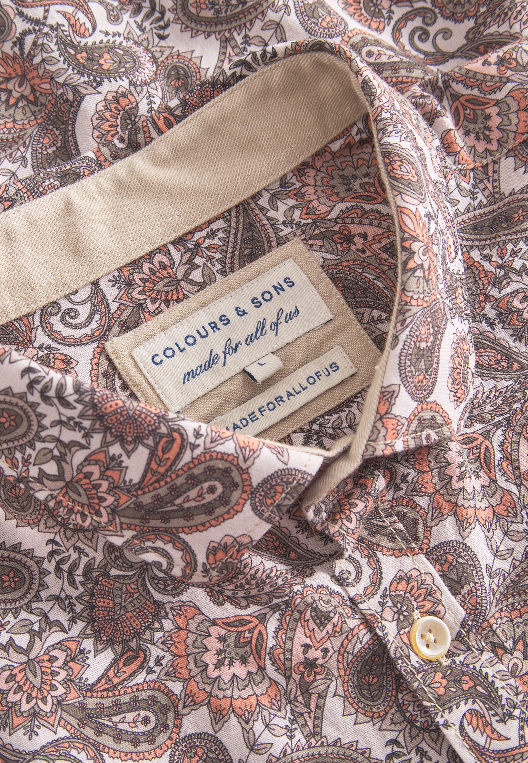 Chemise Imprimé en Mezcal Paisley Chemises Colours and Sons   