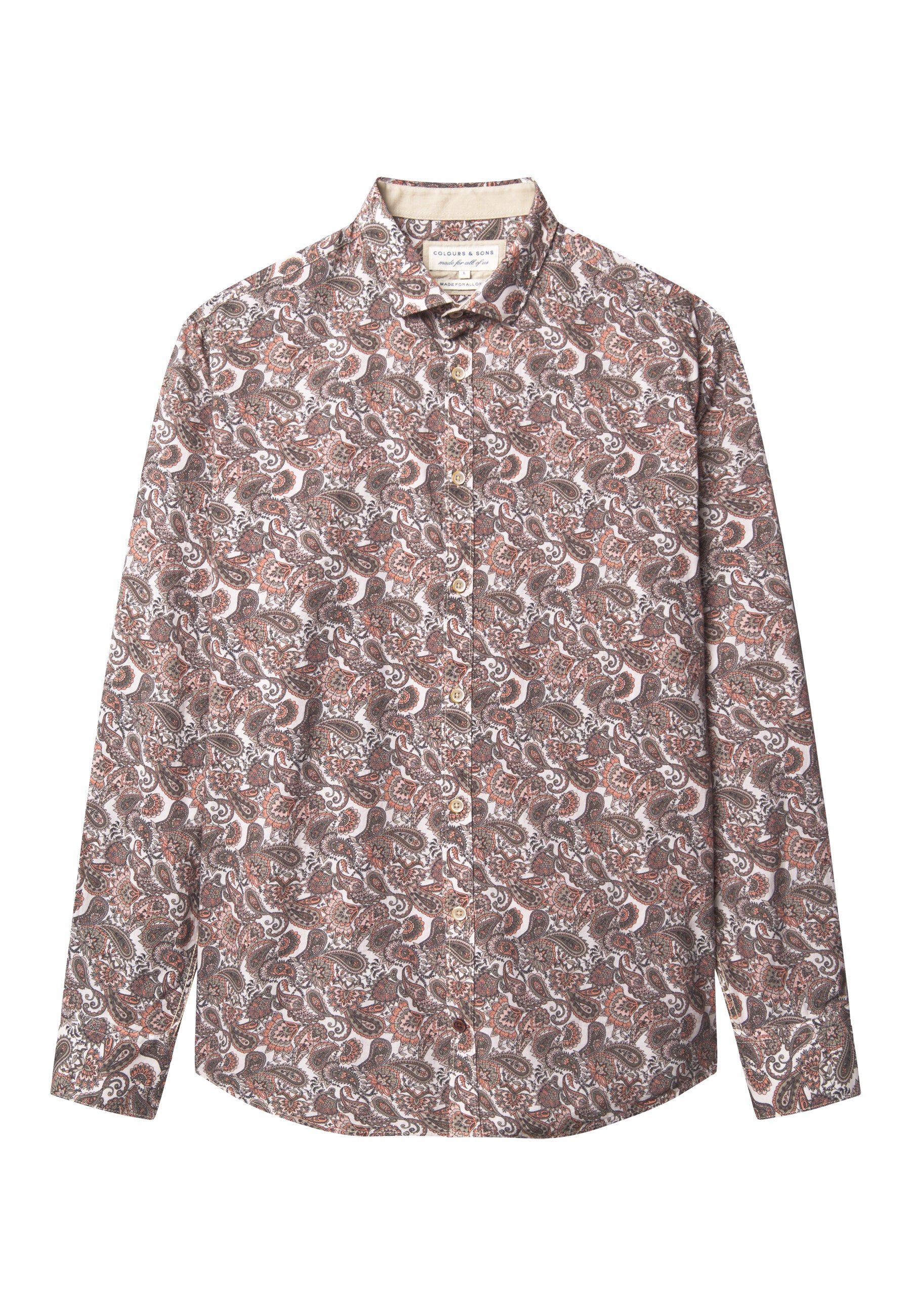 Chemise Imprimé en Mezcal Paisley Chemises Colours and Sons   