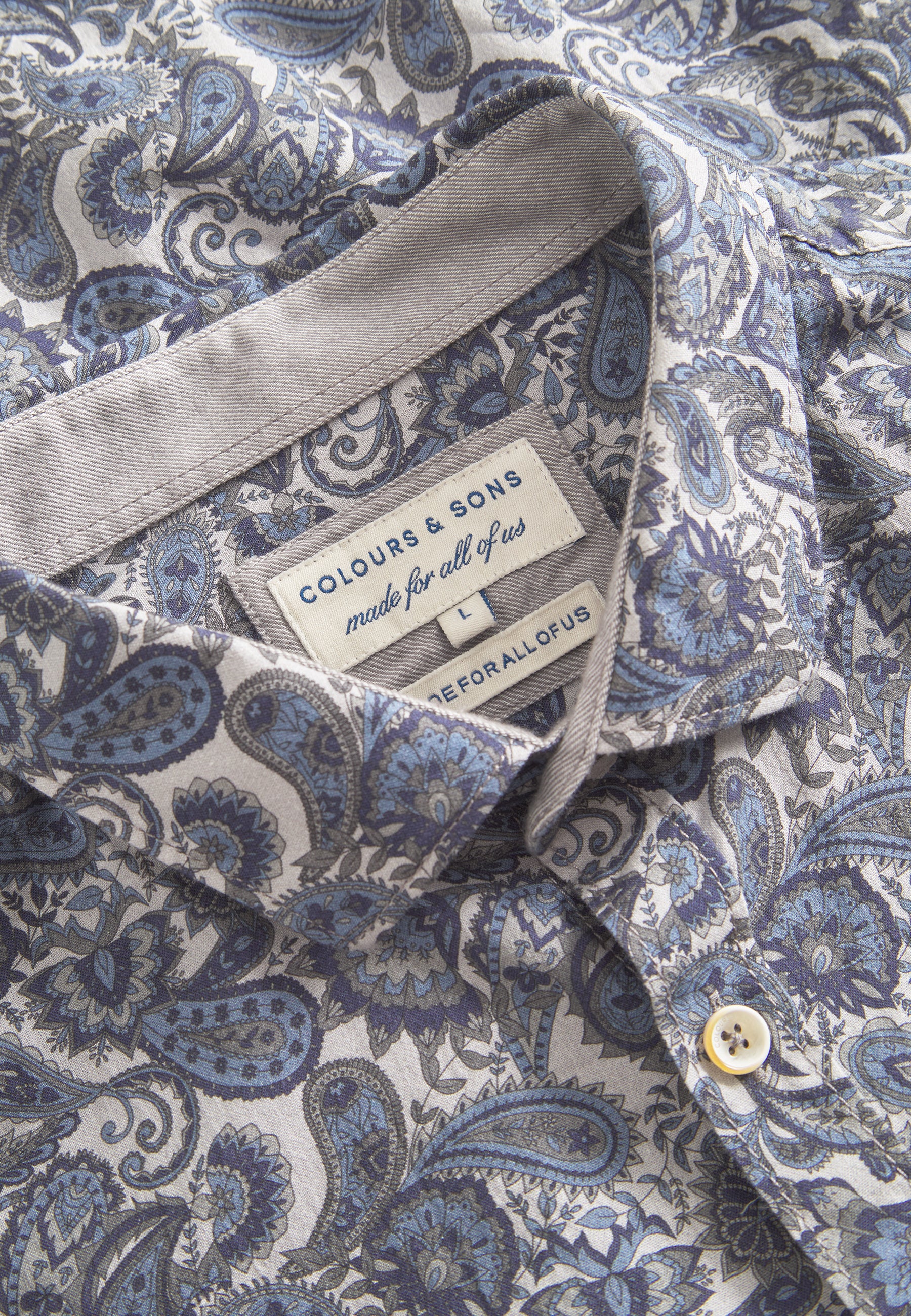 Chemise Imprimé en Horizon Paisley Chemises Colours and Sons   