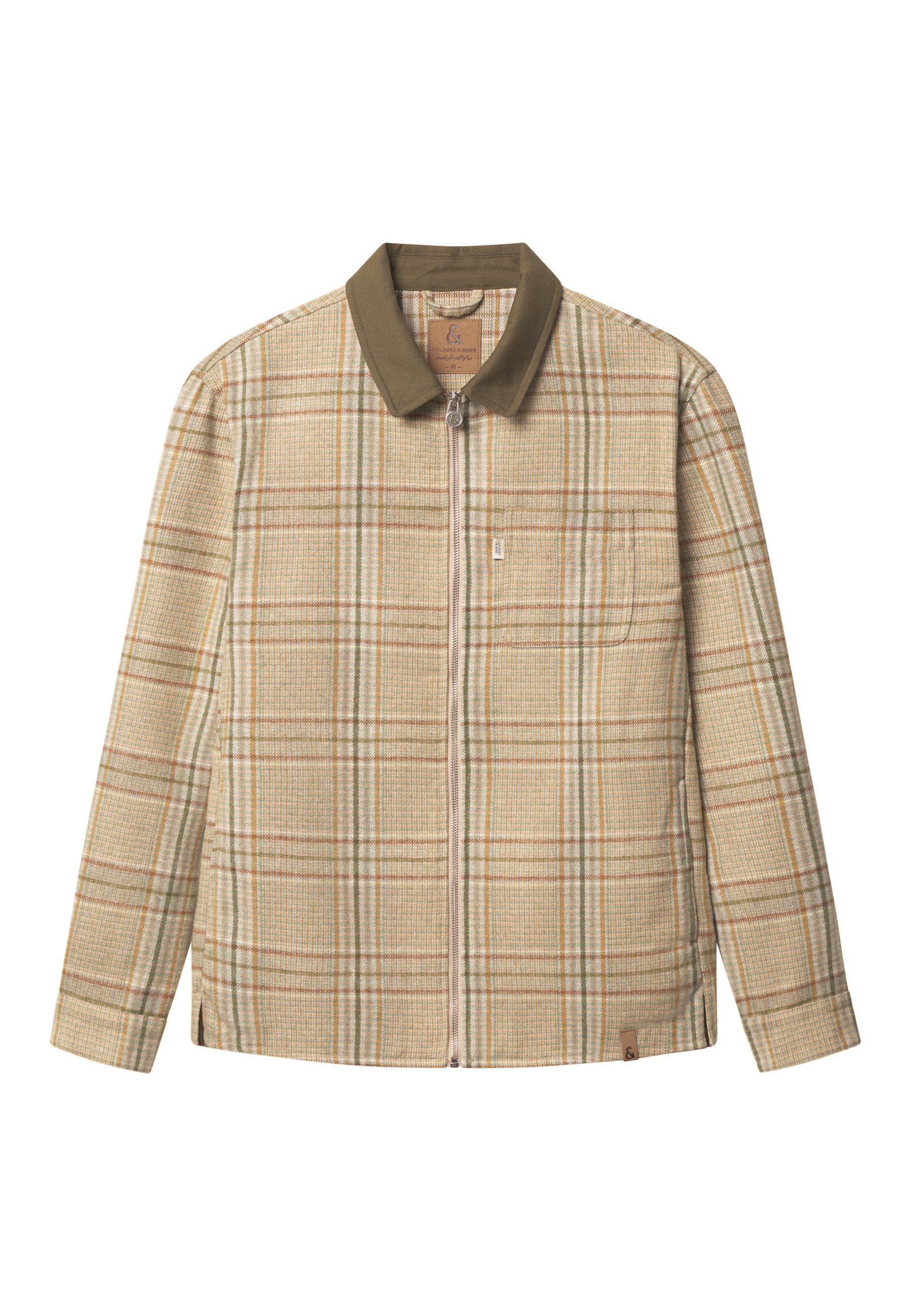 Overshirt Checked in Clover Check Vestes Colours and Sons   