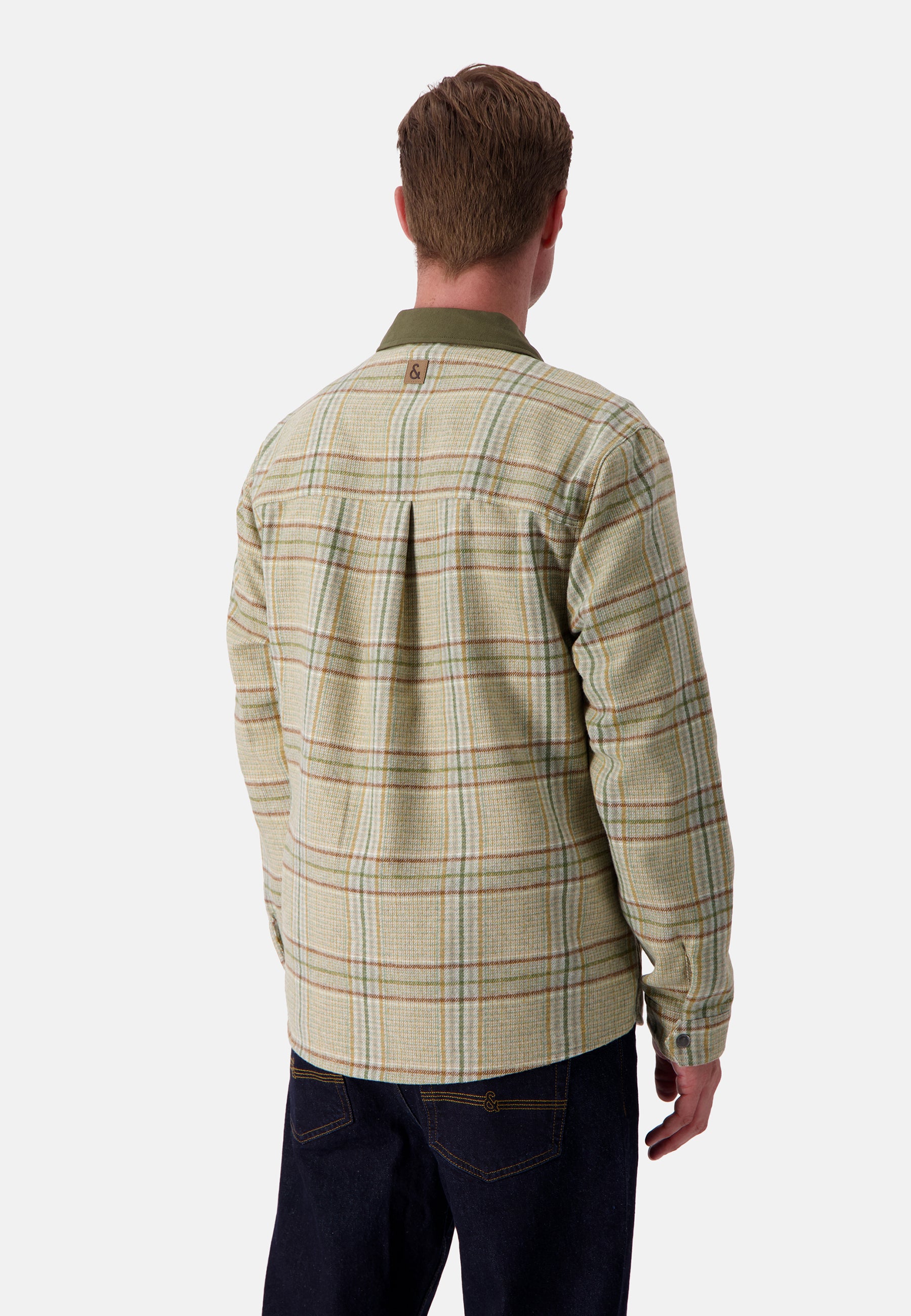 Overshirt Checked in Clover Check Vestes Colours and Sons   