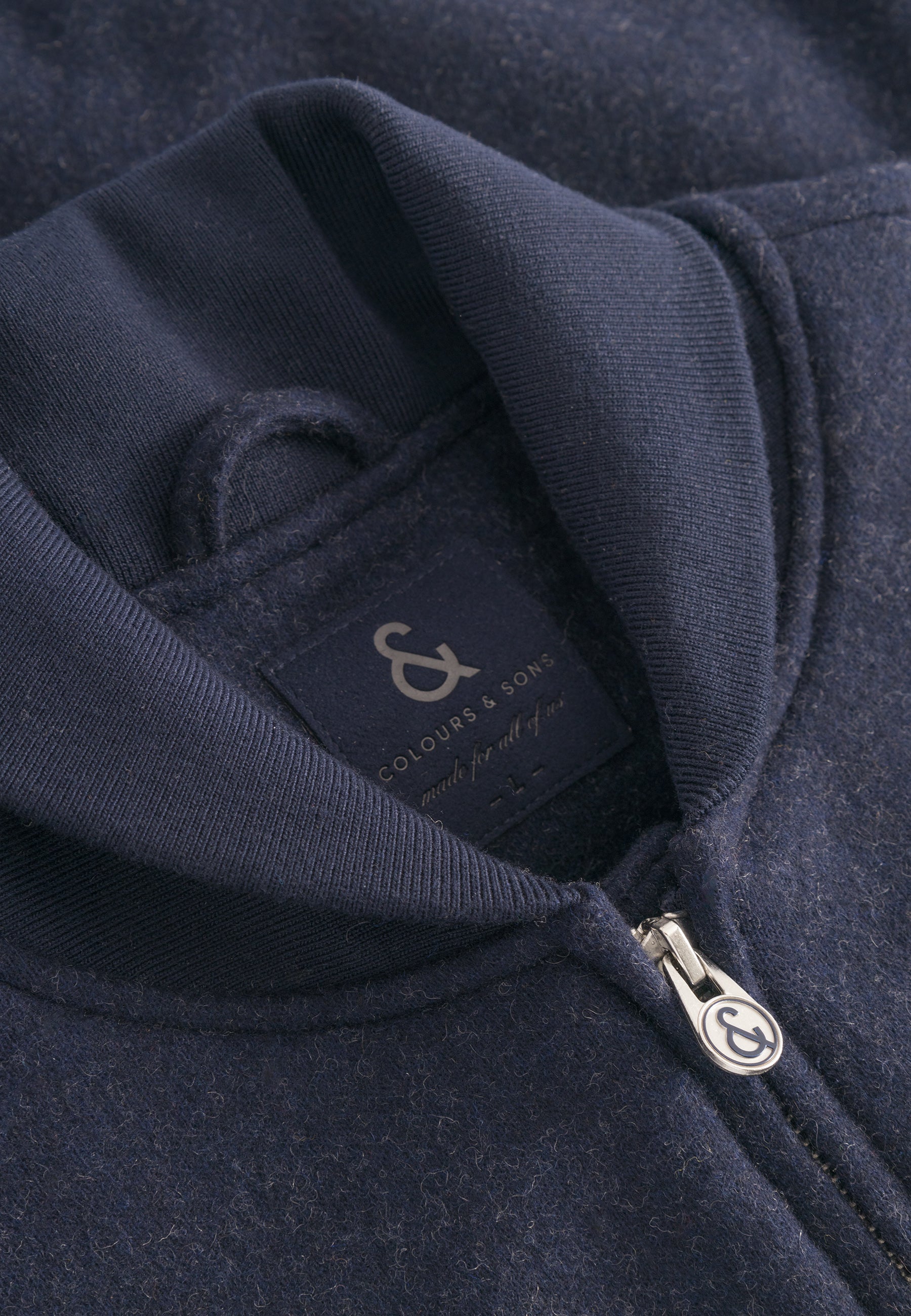 Jacket-Bomber in Navy Vestes Colours and Sons