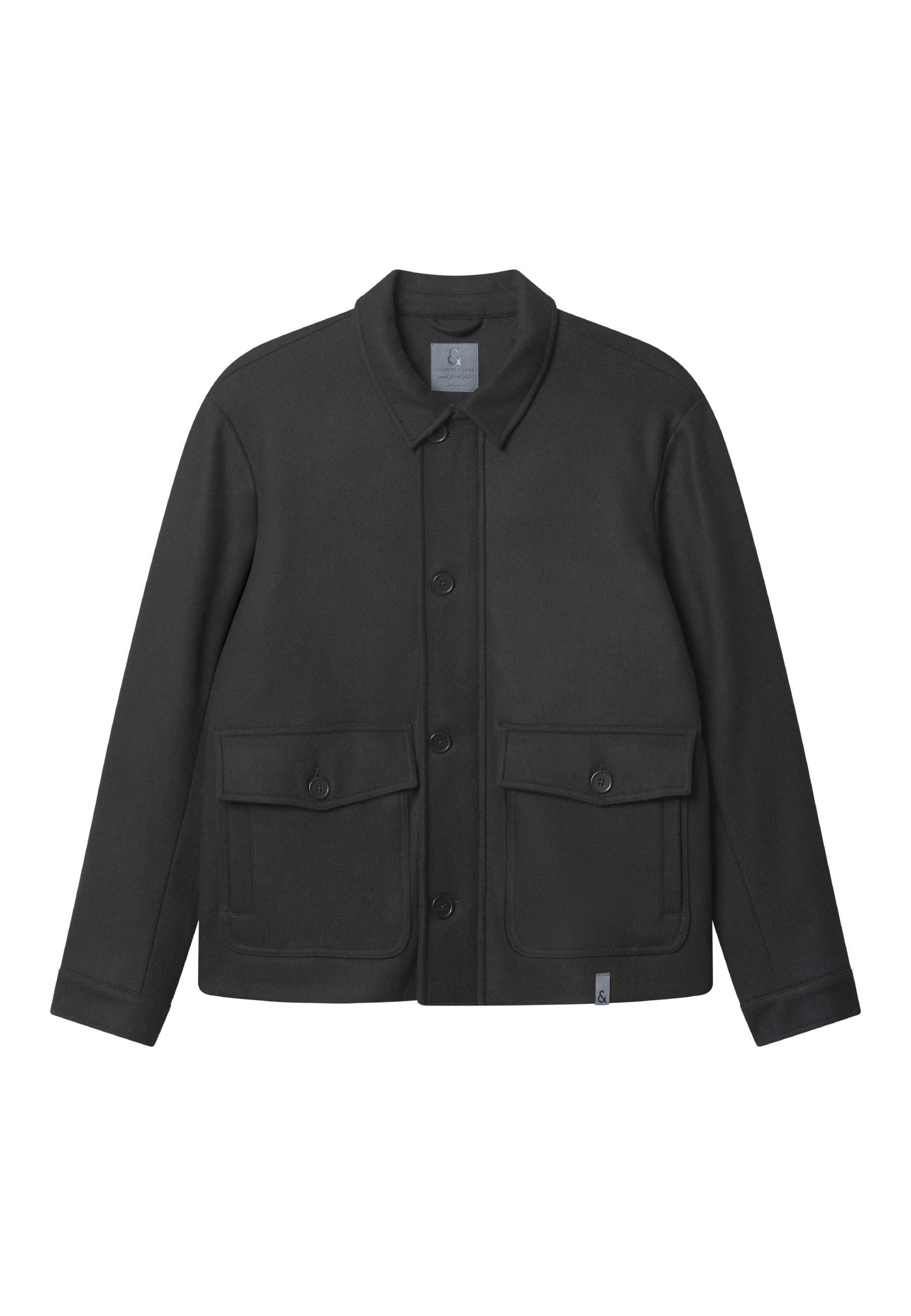 Jacket-Pilot in Black Vestes Colours and Sons