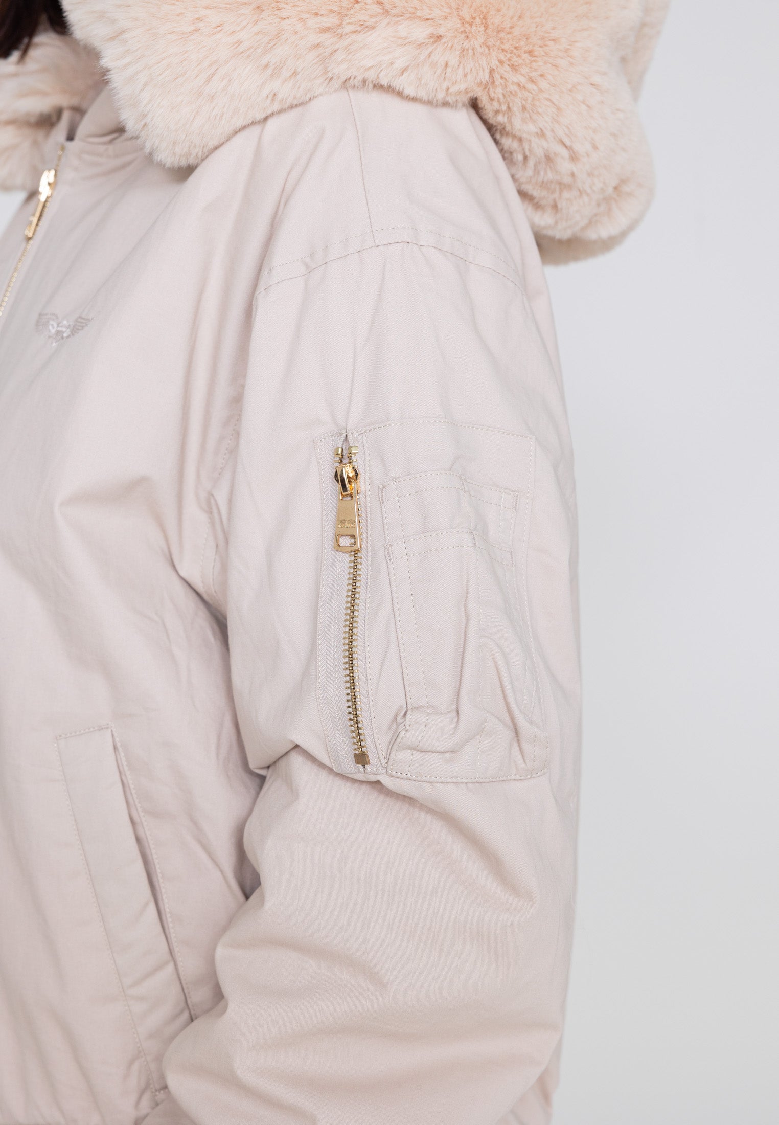 Ada W Bomber dans Vestes Cream Bombers Original   