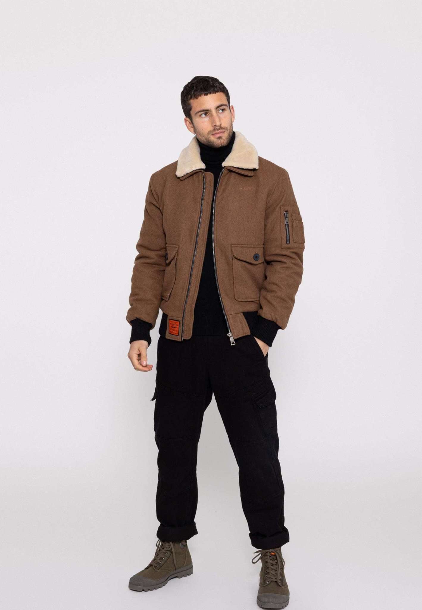 Aviator M Bomber dans Vestes Camel Bombers Original   