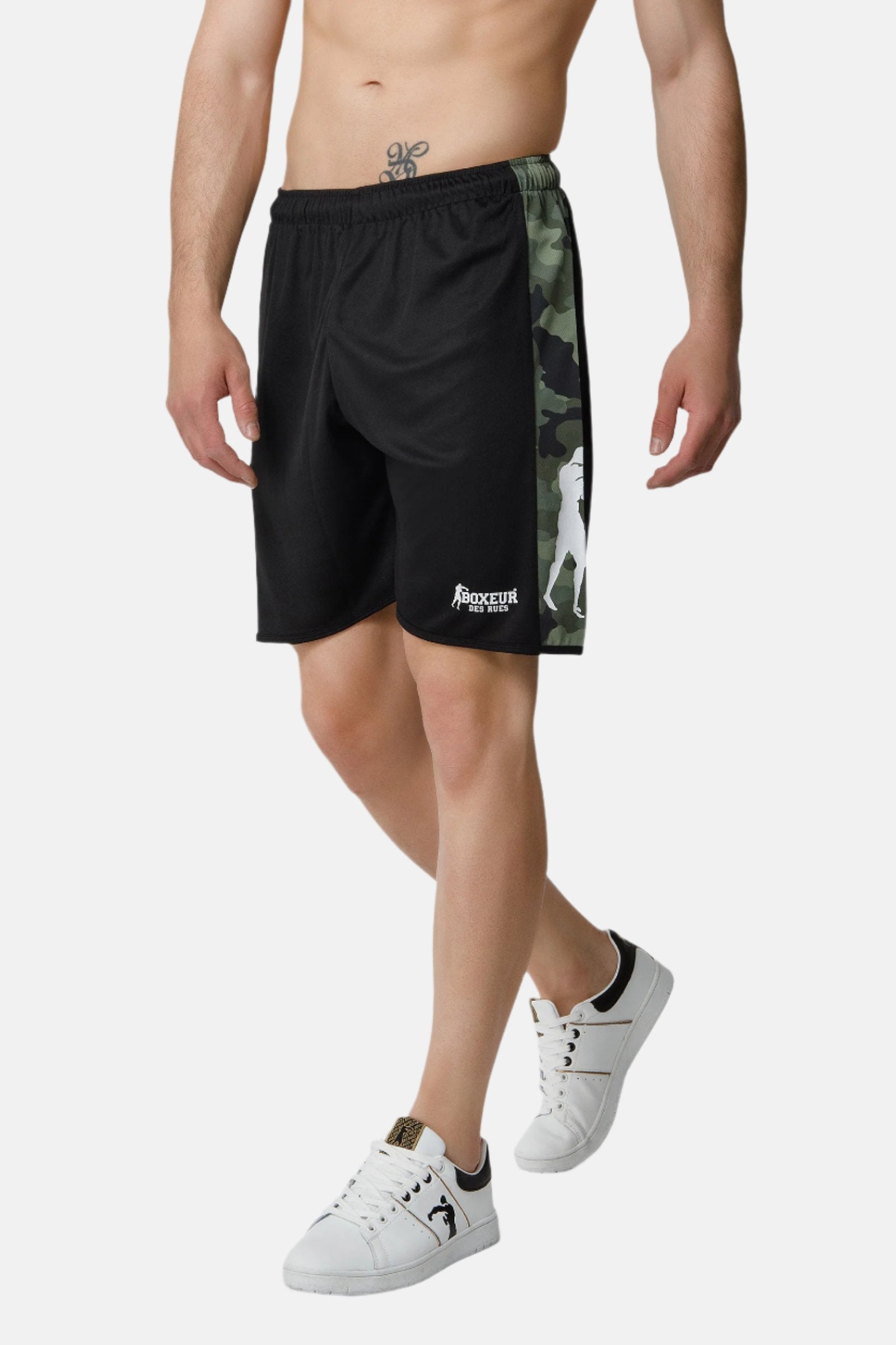 Soccer Basic Short dans Short Camou Boxeur des Rues   