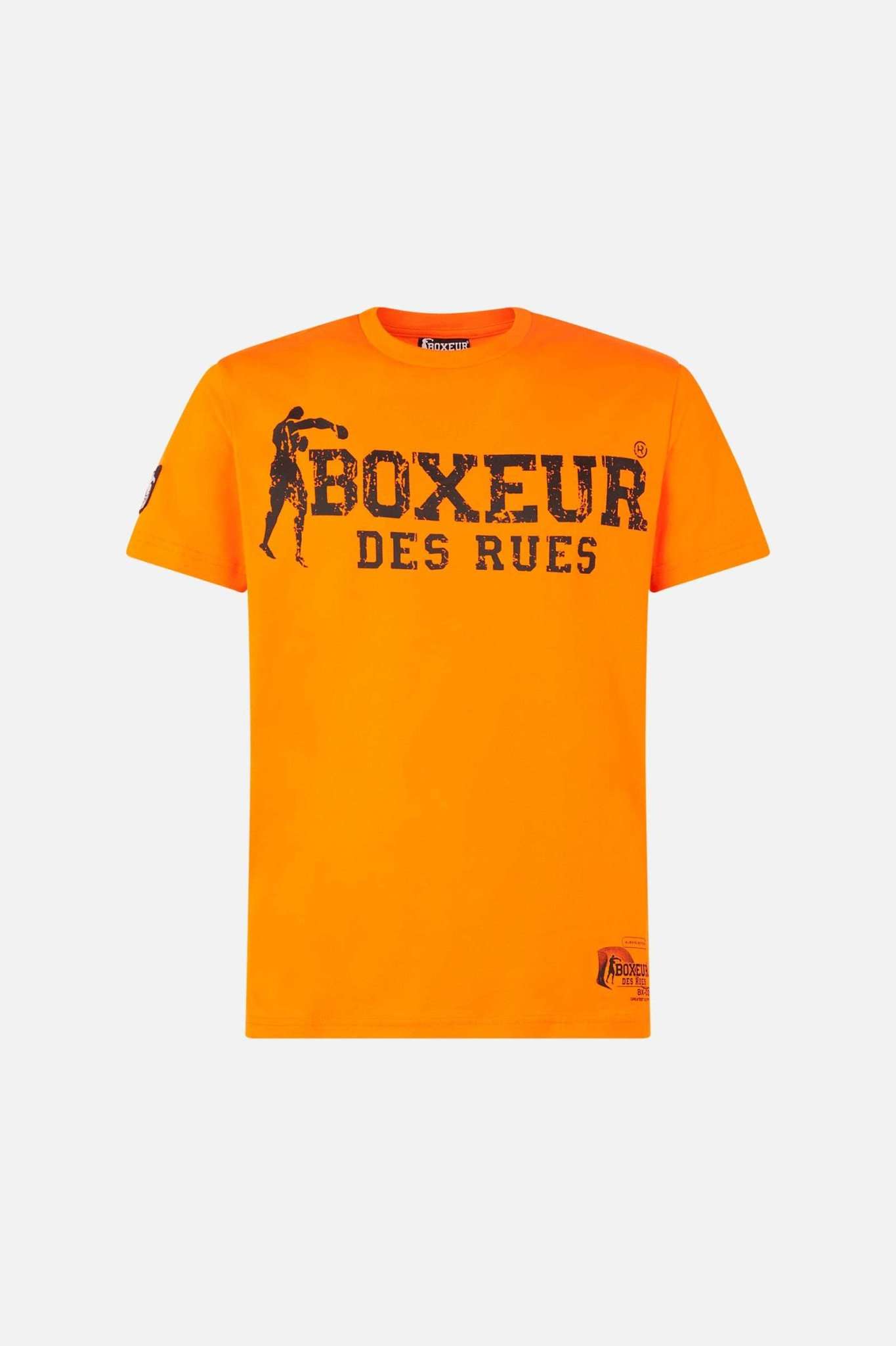 T-shirt Boxeur Street 2 en orange T-shirts Boxeur des Rues   