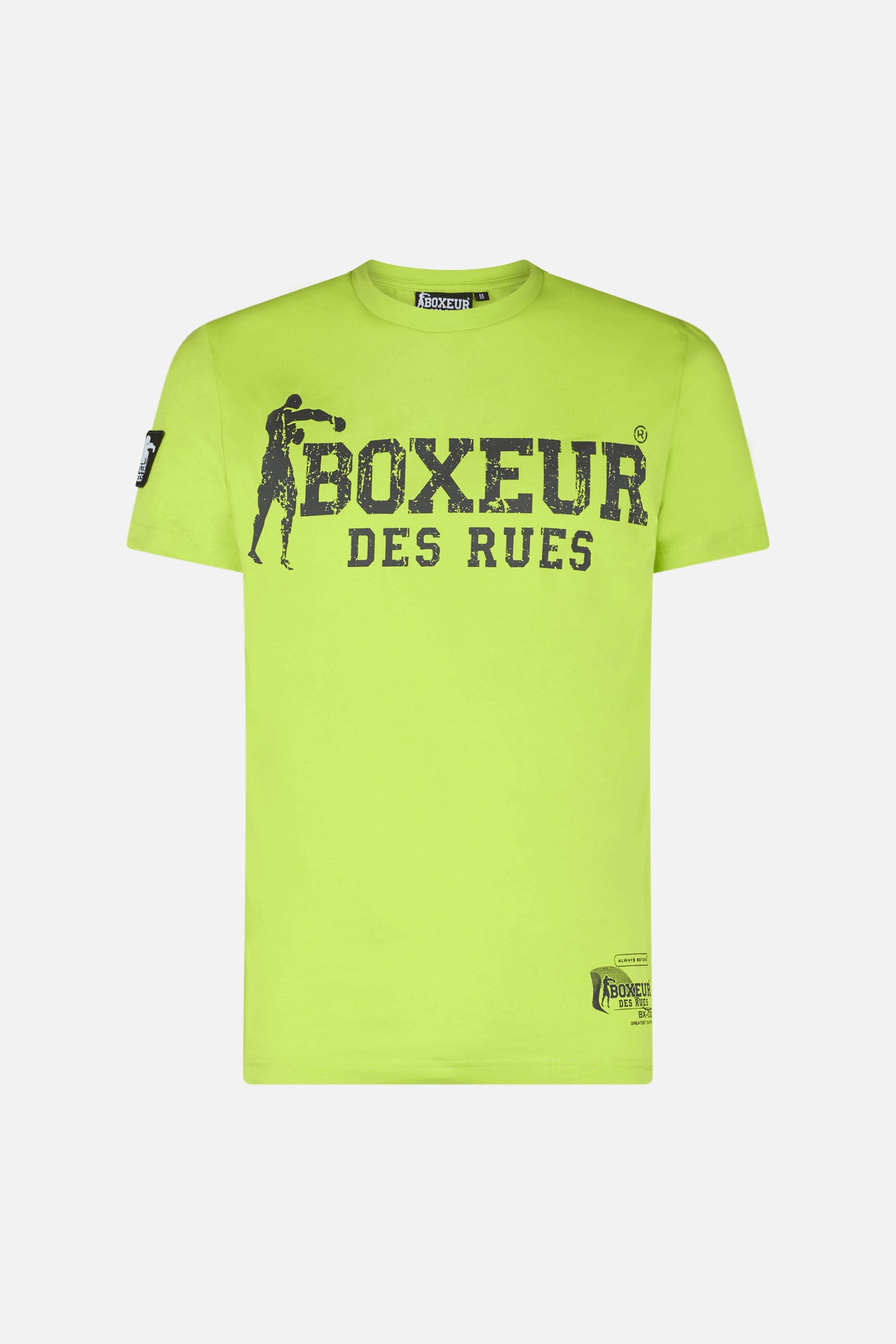 T-Shirt Boxeur Street 2 en Lime T-Shirts Boxeur des Rues   