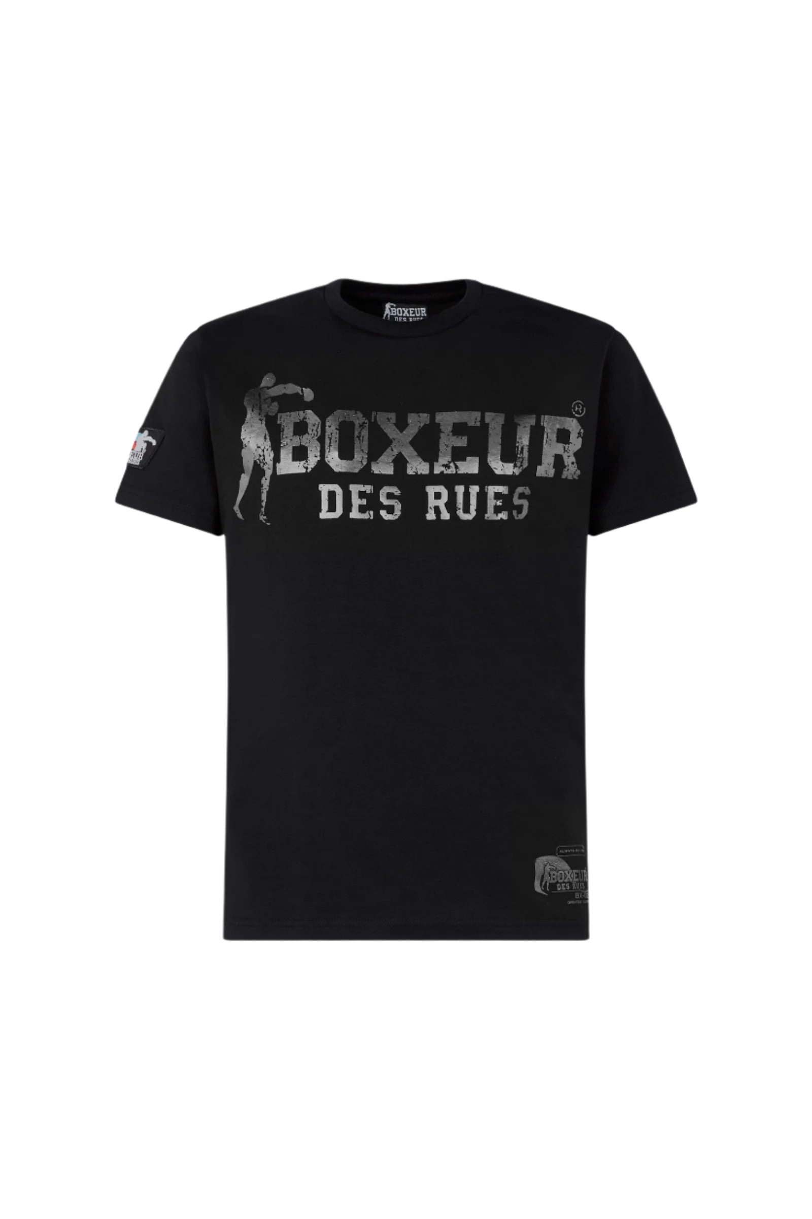 T-Shirt Boxeur Street 2 en noir-titane T-Shirts Boxeur des Rues